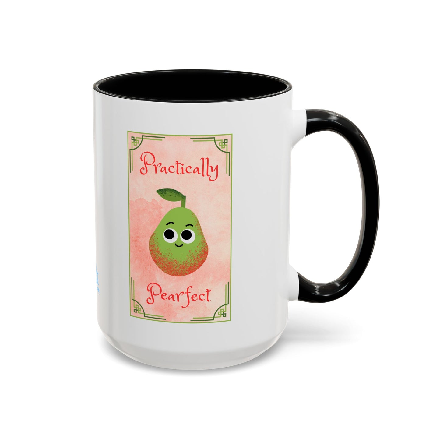Fun Whimsical Coffee Mug, Unique Gift for Friends, Cute Pear Design, Perfect for Birthdays, Cute Kitchen Decor, Funny Drinkware