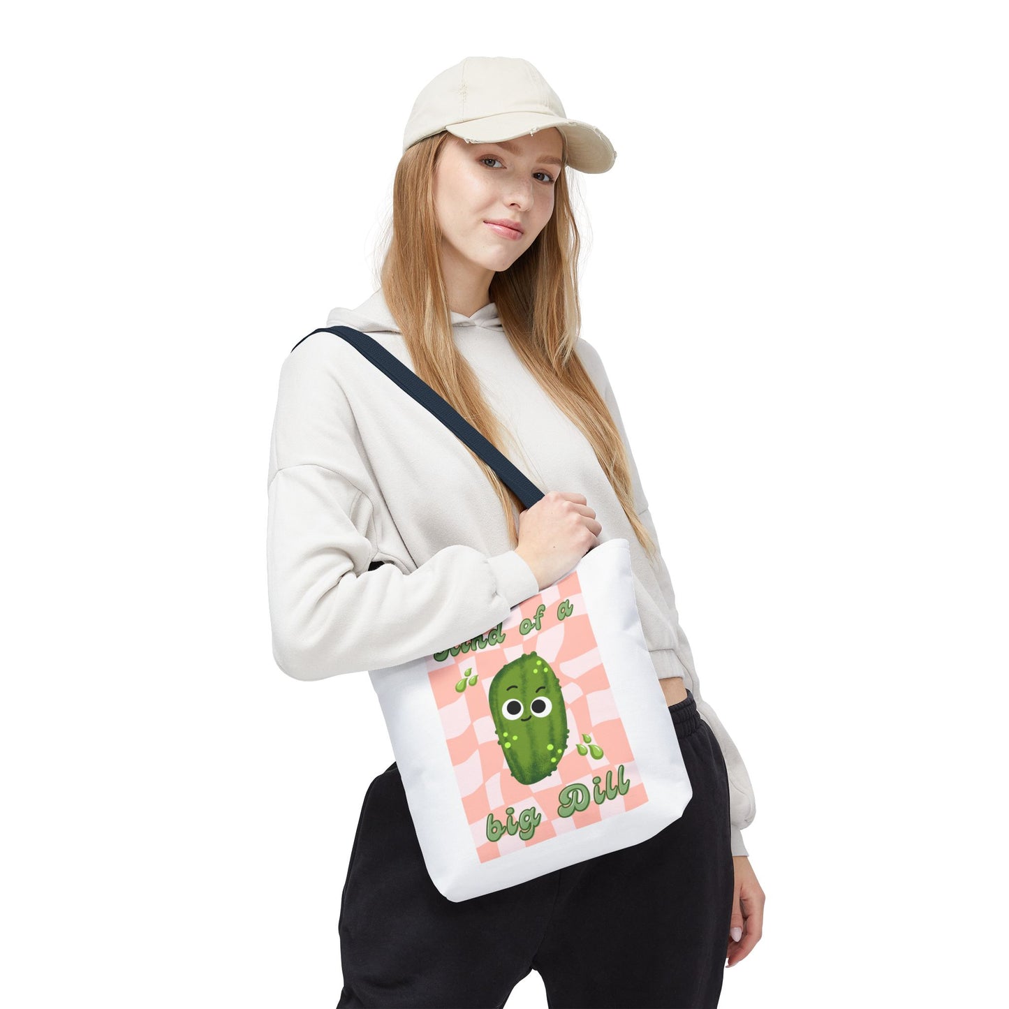 Playful Pickle Tote Bag: Cute, Funny, Quirky, Eco-Friendly, Gift Bag, Everyday Use, Beach Bag, Market Bag