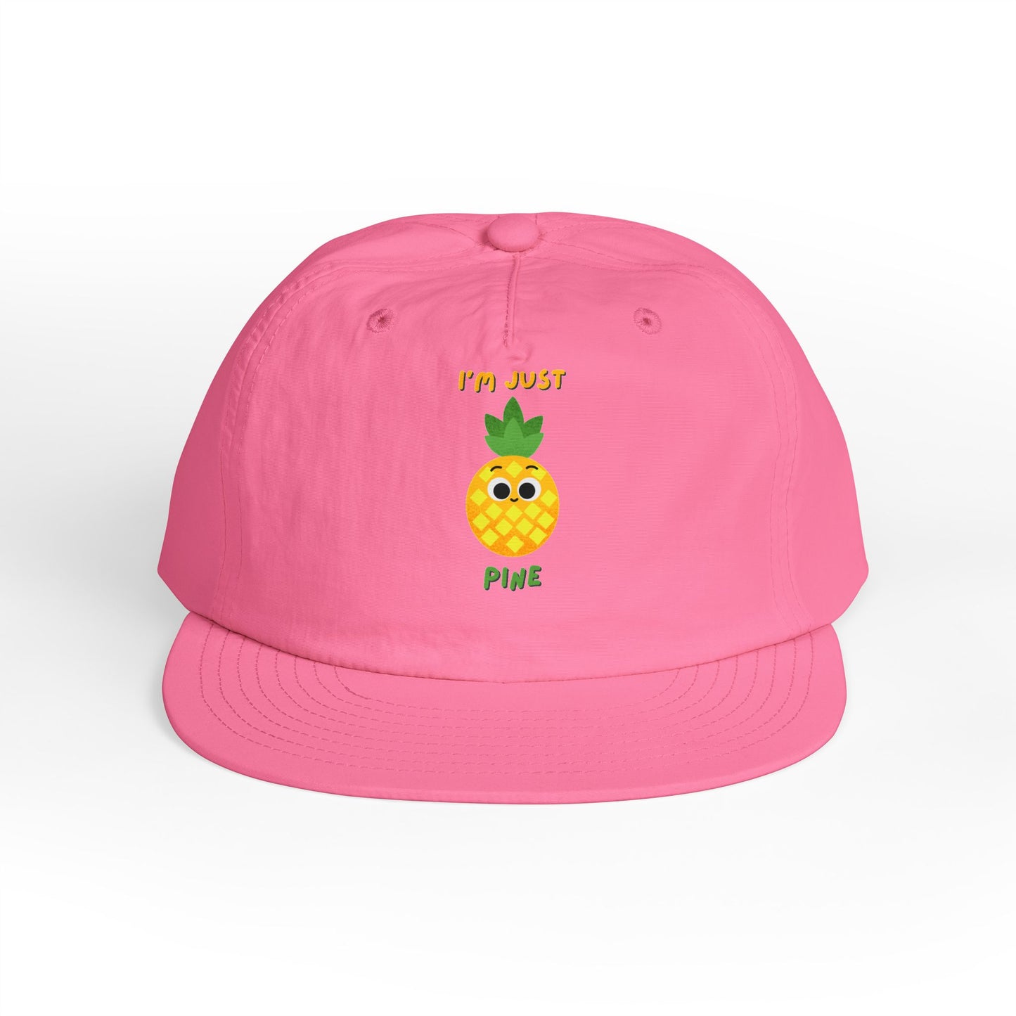 Pineapple Pun Surf Cap - Fun Beachwear, Summer Accessory, Vacation Hat, Gift for Surfers, Casual Style
