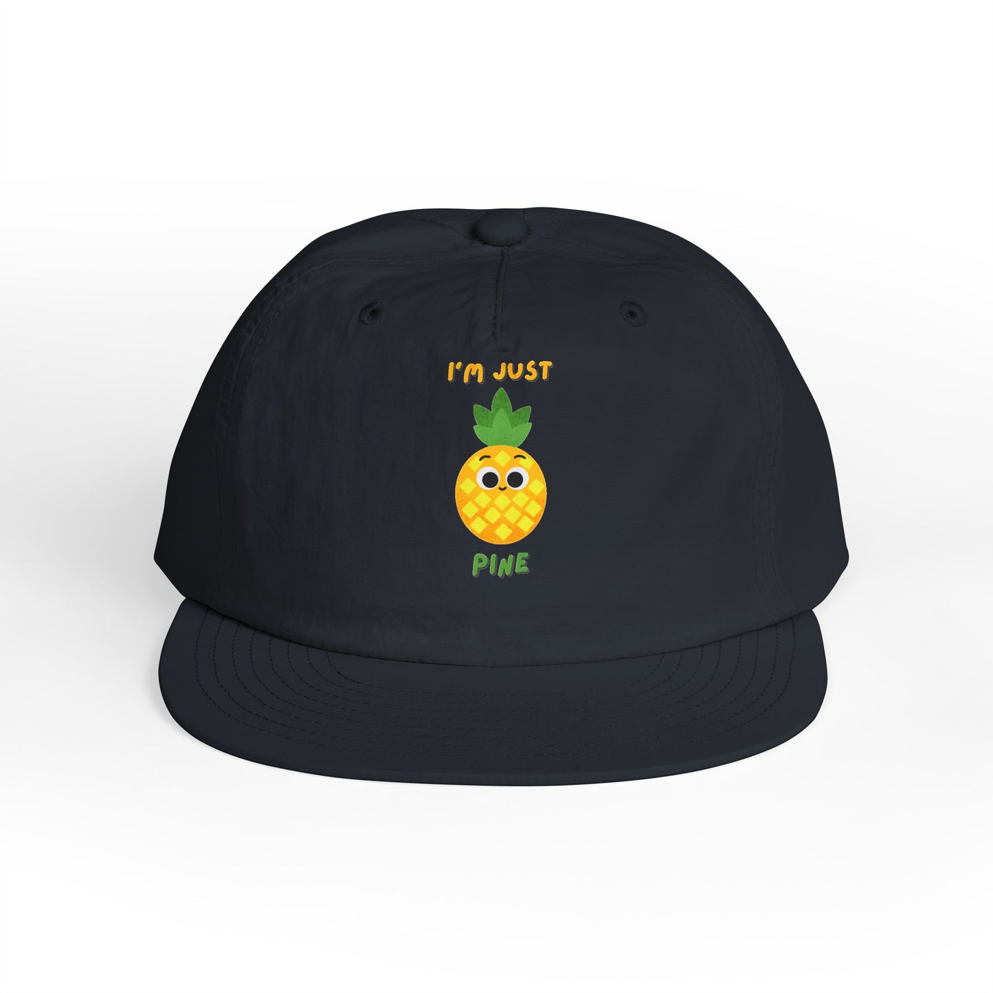 Pineapple Pun Surf Cap - Fun Beachwear, Summer Accessory, Vacation Hat, Gift for Surfers, Casual Style