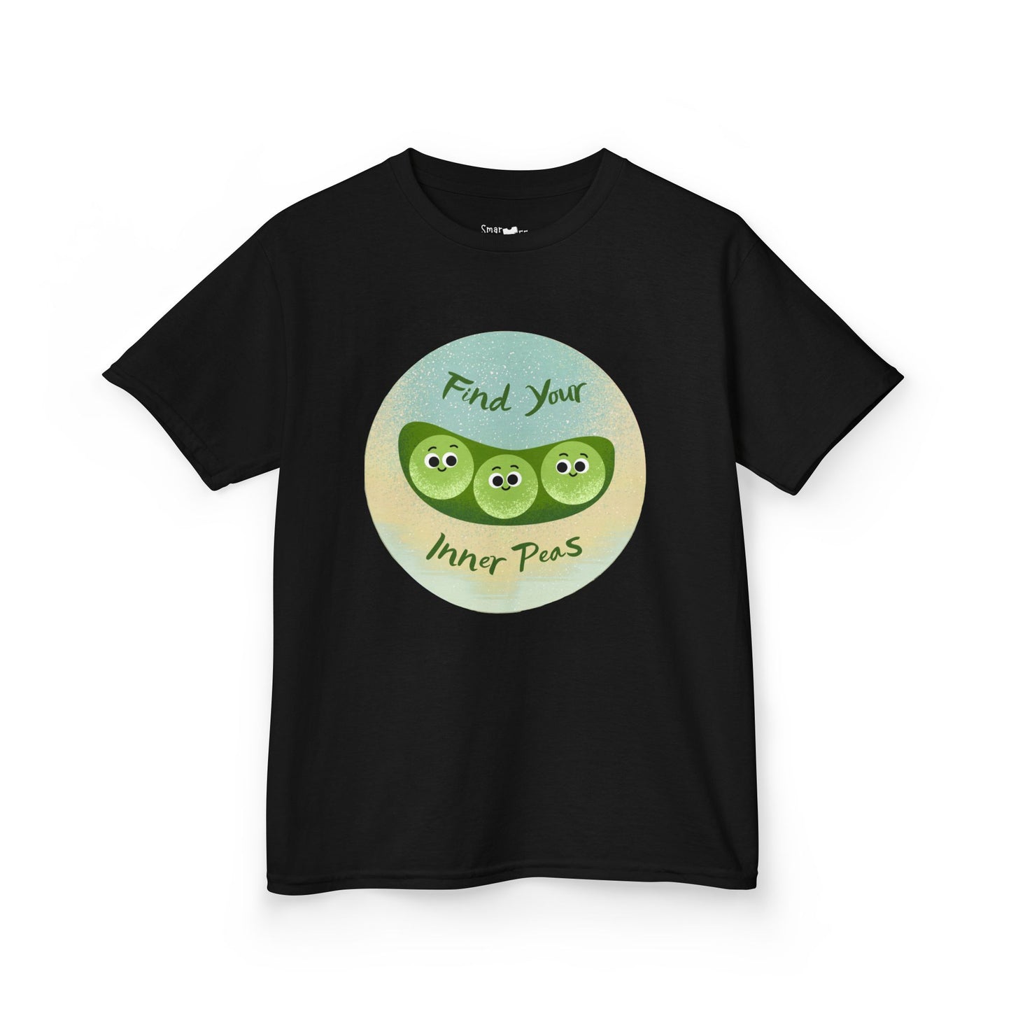Kids Shirt with 'Find Your Inner Peas' Design, Fun & Relaxed Wear for Playtime, Perfect Gift for Kids, Summer Outfits, Funny Gift Idea