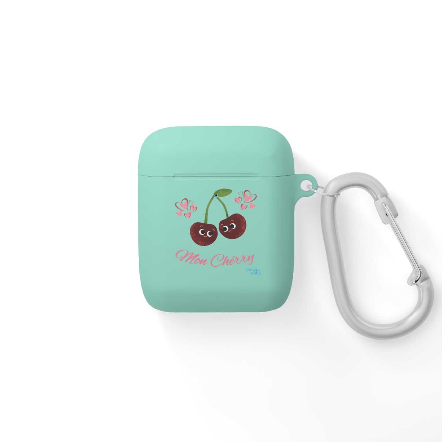 Cute Cherry AirPods Case Cover, Cherry Print Accessory, Gift for Audiophiles, Fun Tech Accessories, Birthday Gift