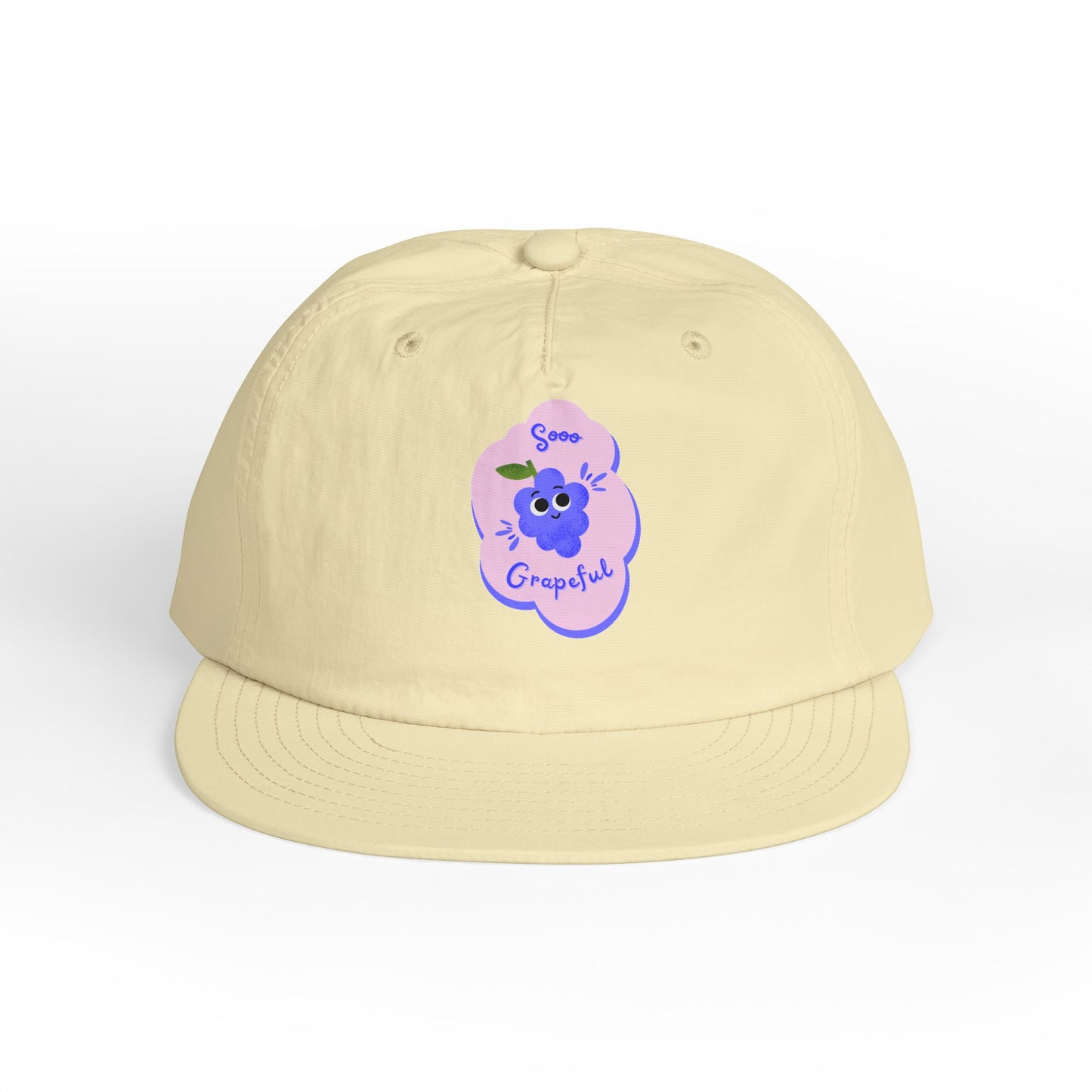 Grateful Vibes Surf Cap | Casual Sun Hat, Beachwear Accessory, Summertime Fashion, Gift for Surfers, Outdoor Adventures