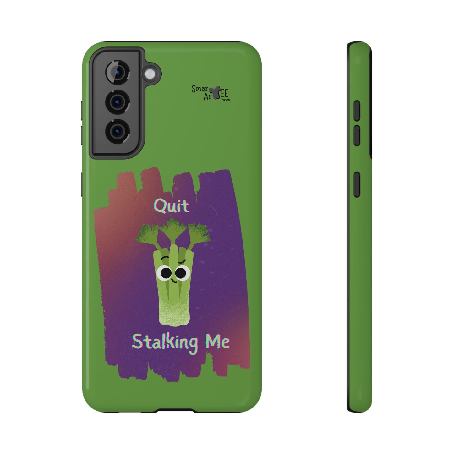 Cute Celery Pun Phone Case, Quirky Impact-Resistant Cell Phone Cover, Gift for Veggie Lovers, Fun Accessories for Friends