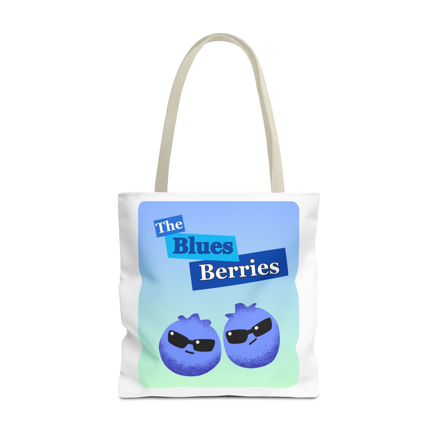 Sassy Blues Berries Tote Bag | Fun Berry Art, Grocery Shopping, Beach Day, Gift for Berry Lovers, Eco-Friendly Bag