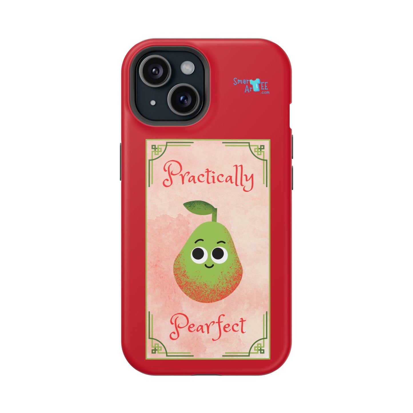 Cute Impact-Resistant Phone Case - Practically Pearfect, Fun Gift for Kids, Durable Phone Cover, Unique Phone Accessory, Youthful Style