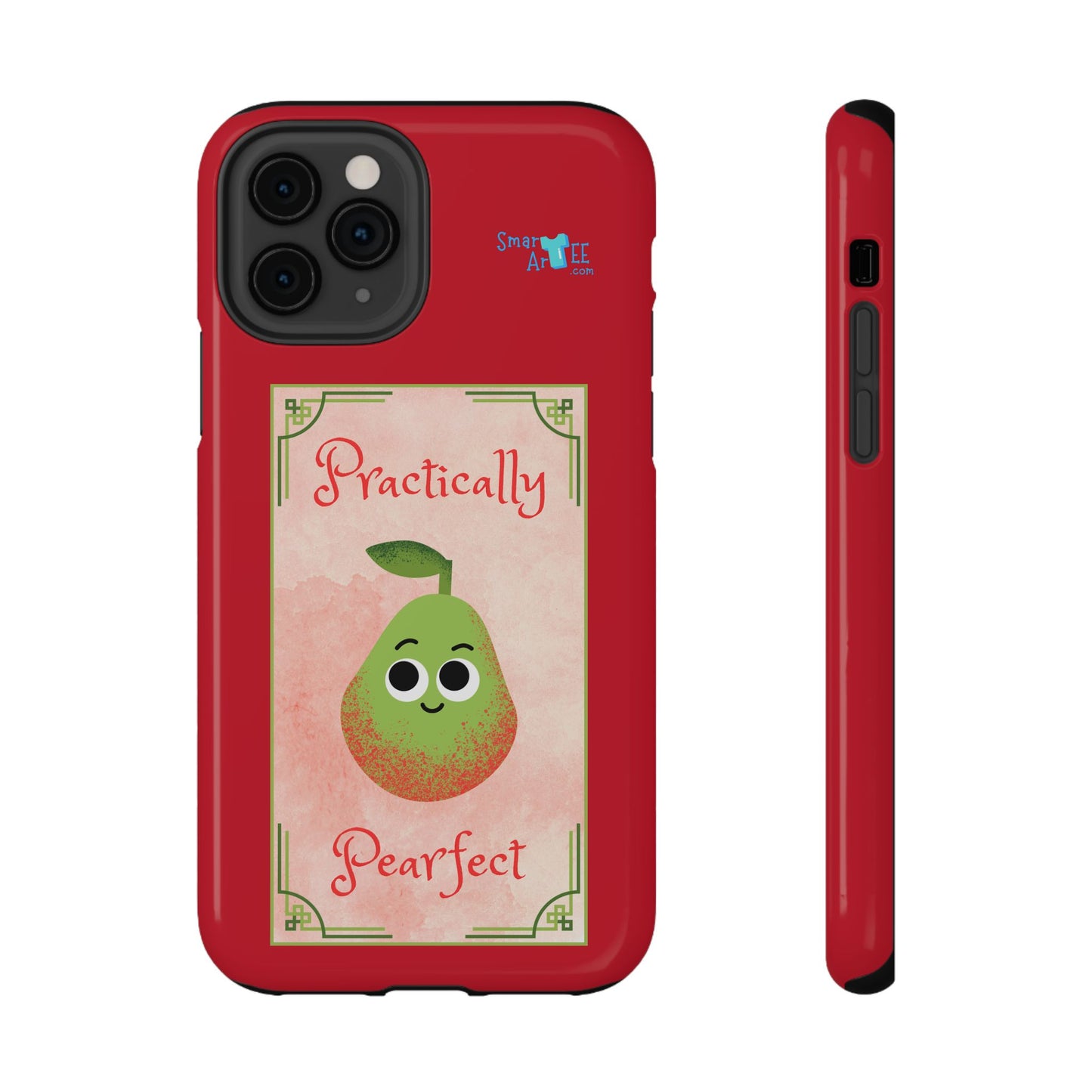 Cute Impact-Resistant Phone Case - Practically Pearfect, Fun Gift for Kids, Durable Phone Cover, Unique Phone Accessory, Youthful Style
