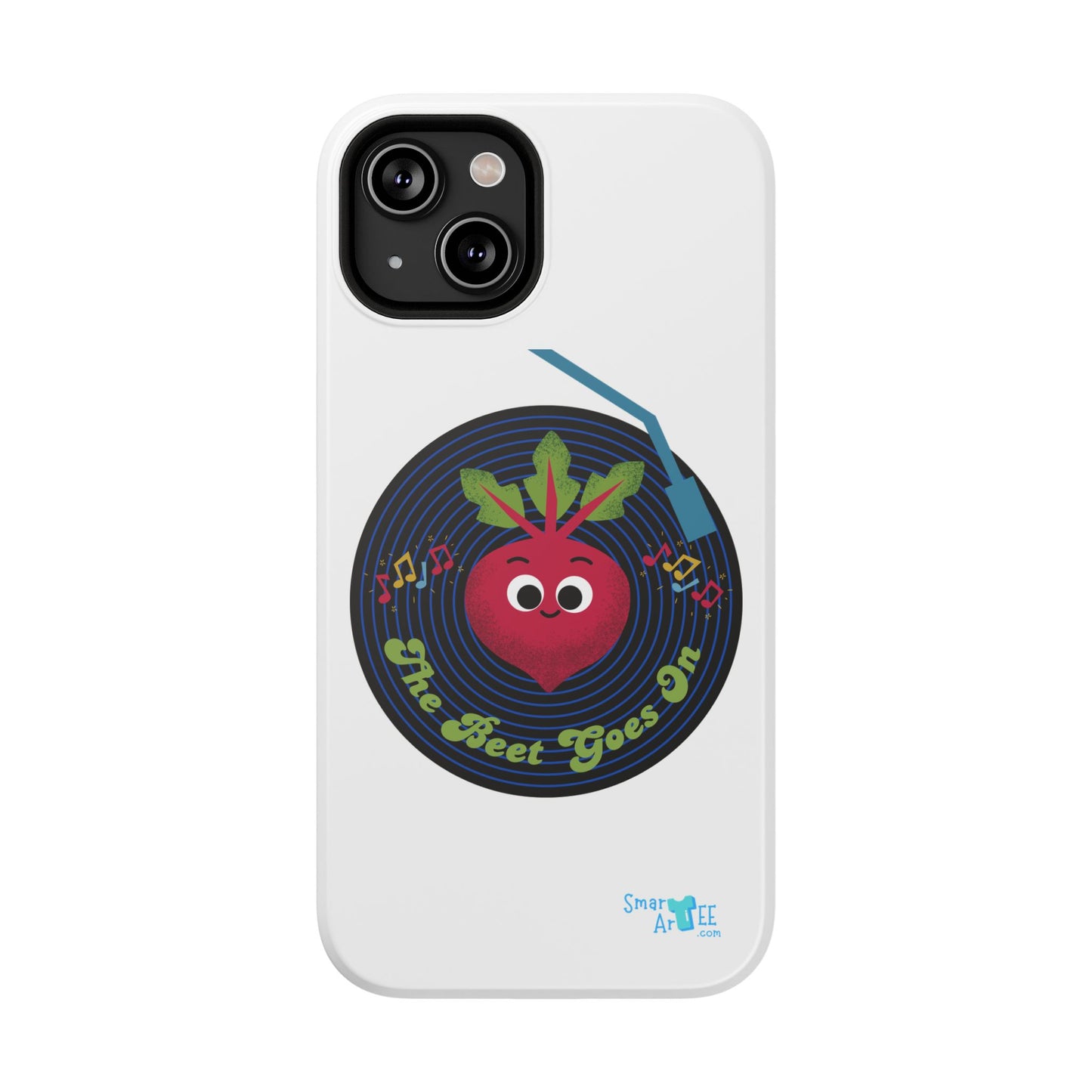 Fun Impact-Resistant Phone Cases - Unique Phone Accessories, Beet Pun Themed, Holiday Present