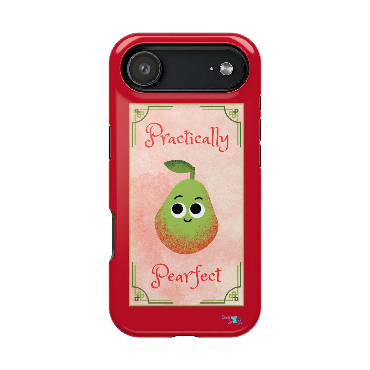 Cute Impact-Resistant Phone Case - Practically Pearfect, Fun Gift for Kids, Durable Phone Cover, Unique Phone Accessory, Youthful Style