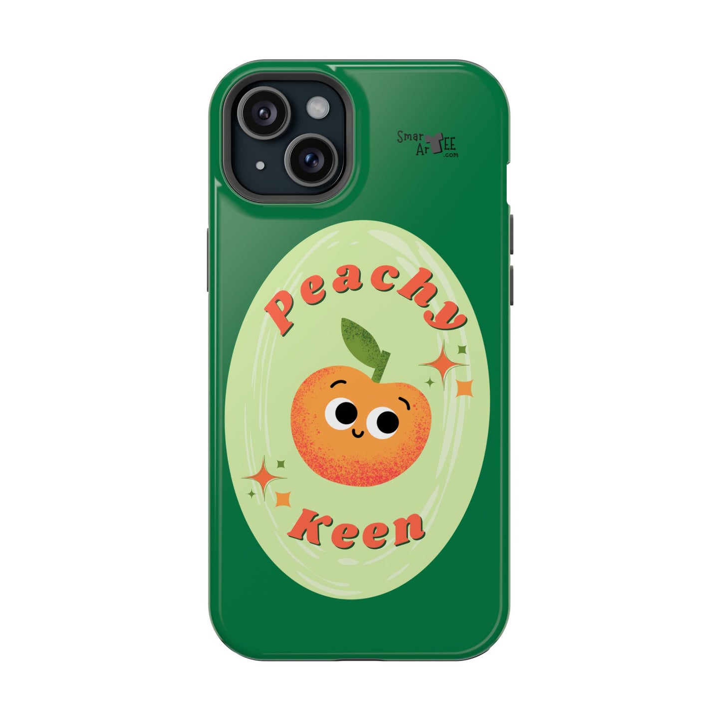 Peachy Keen Phone Case, Cute Impact-Resistant Case, Fun Smartphone Cover, Gift for Fruit Lovers, Customizable Phone Accessory