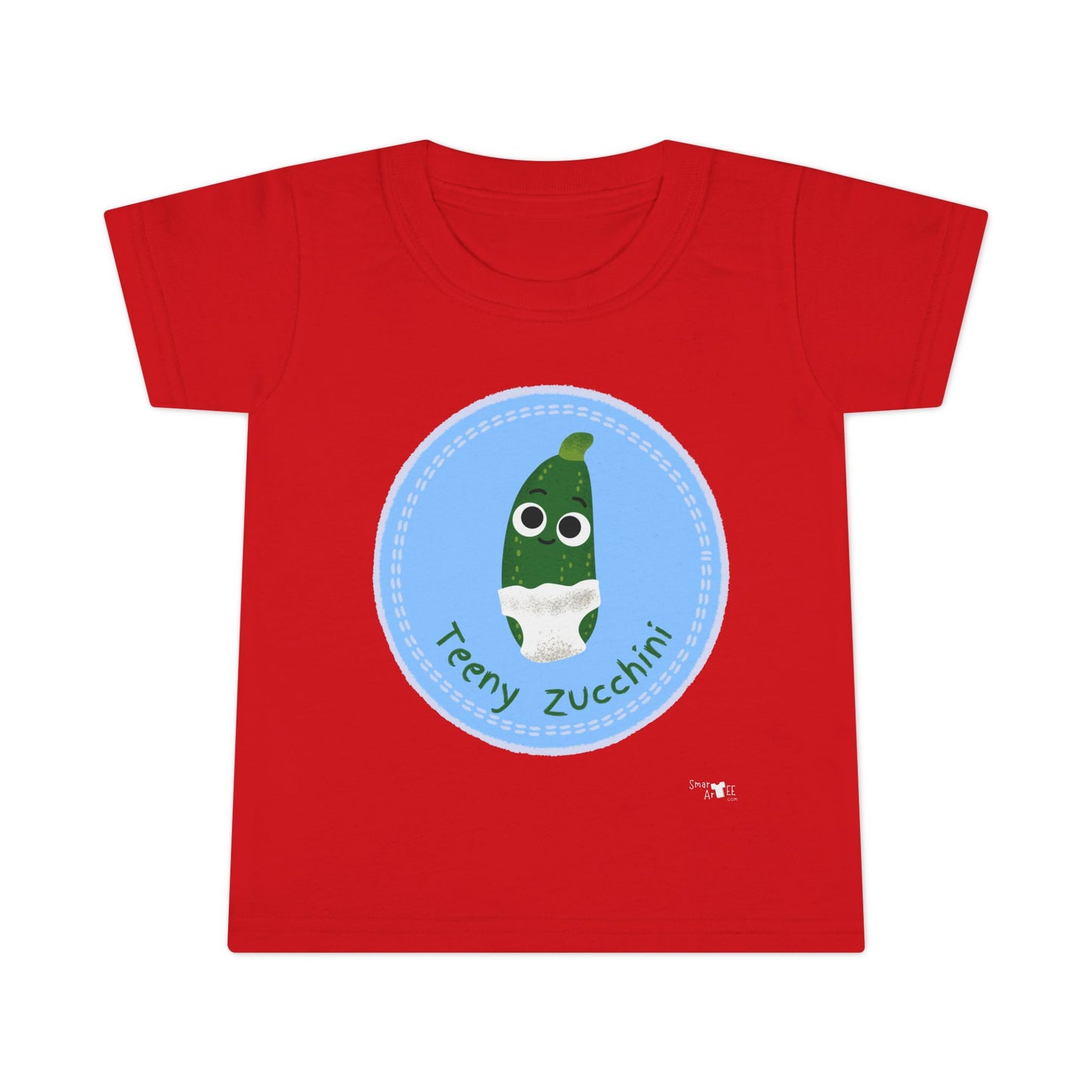 Cute Toddler Zucchini Shirt, Funny Kids Tee, Teeny Zucchini Design, Gift for Toddlers, Playful Children's Apparel