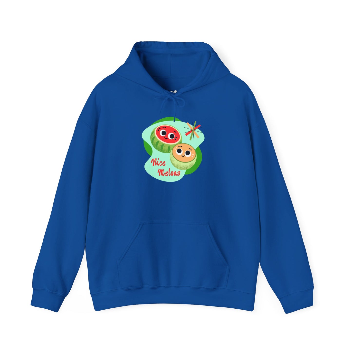 Cute Retro Fruit Hoodie for Friends, Cozy Unisex Pullover, Funny Casual Wear, Gift for Fruit Lovers