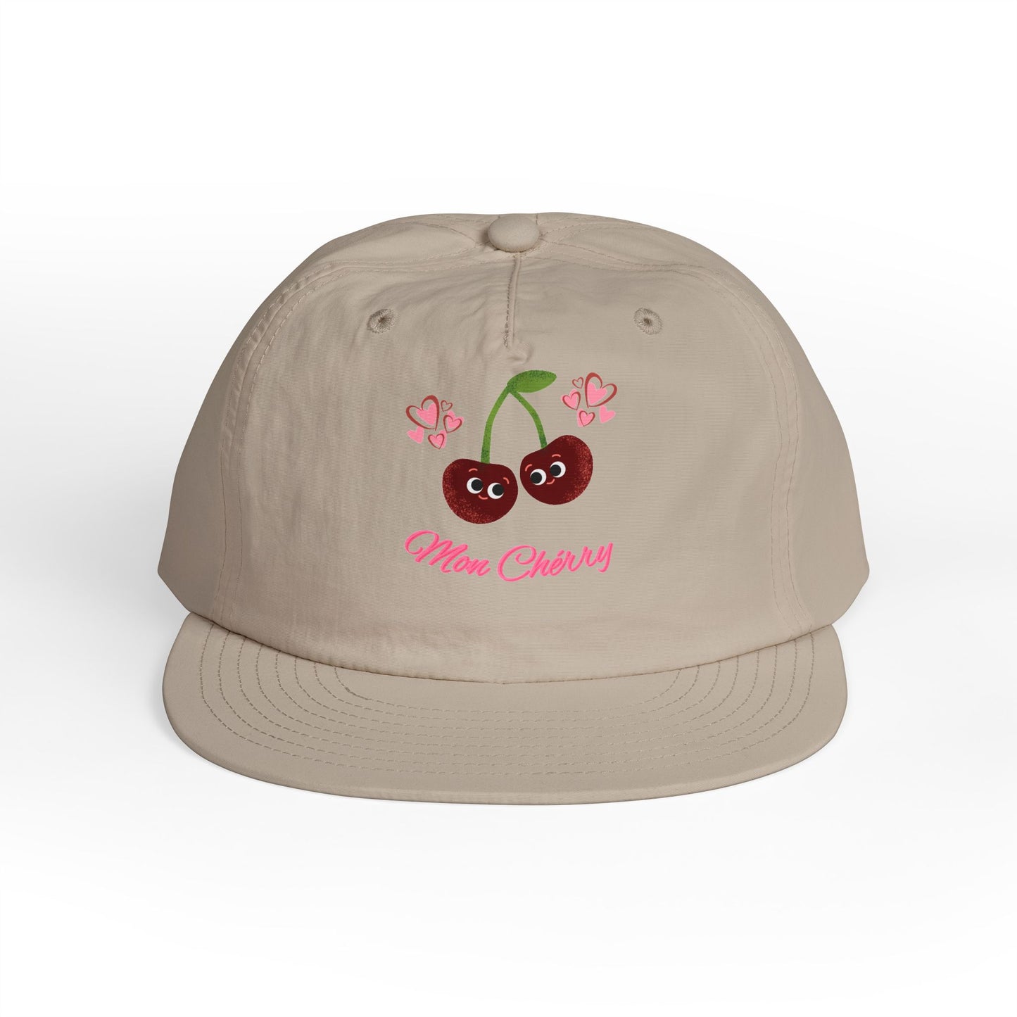 Cherry Blossom Surf Cap | Cute Beach Hat, Summer Accessory, Trendy Gift for All Ages, Adjustable Snapback, Fun Vacation Gear
