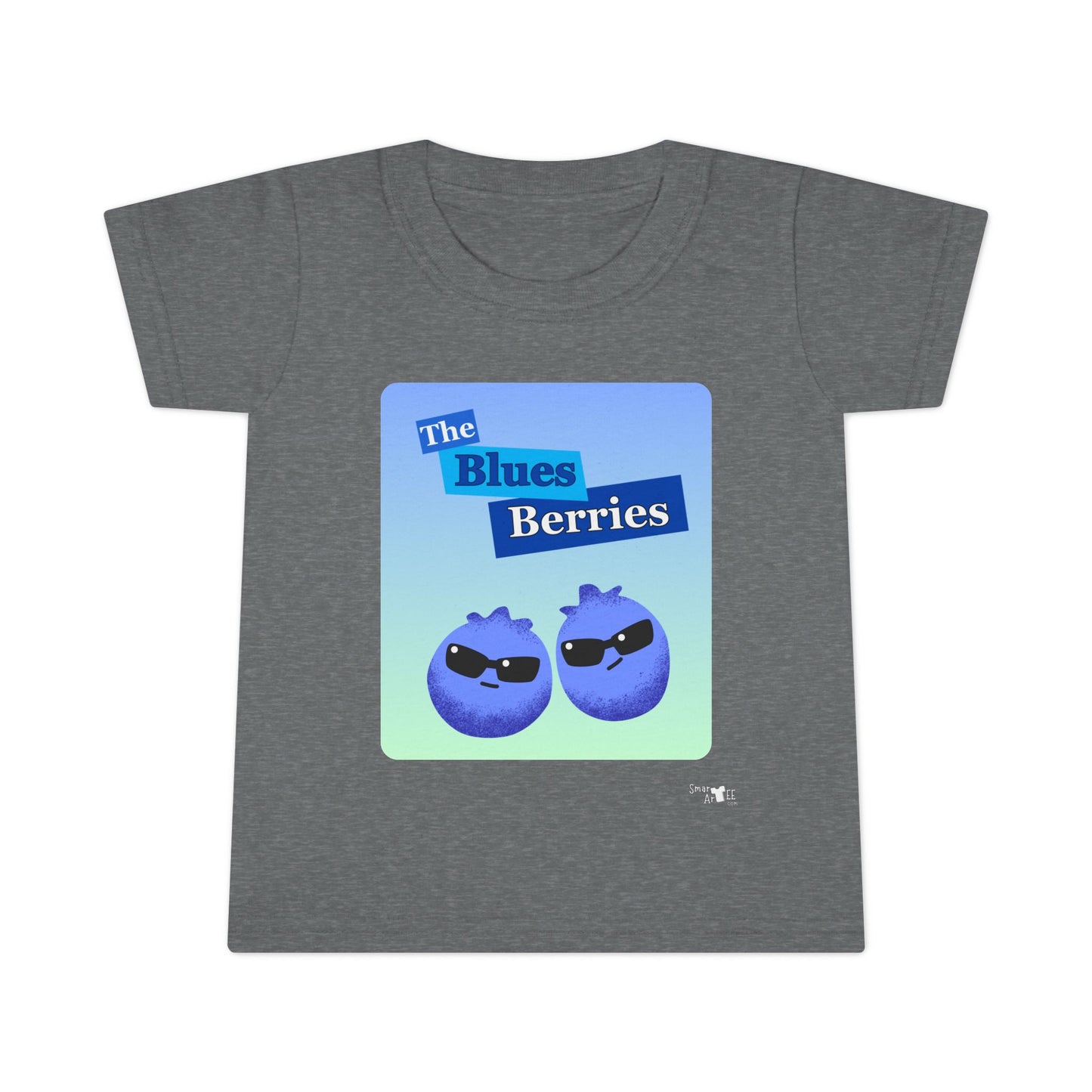 Cool Blues Berries Toddler Shirt, Funky Kids Tee, Cute Graphic Shirt, Fun Birthday Gift, Summer Outfit for Kids