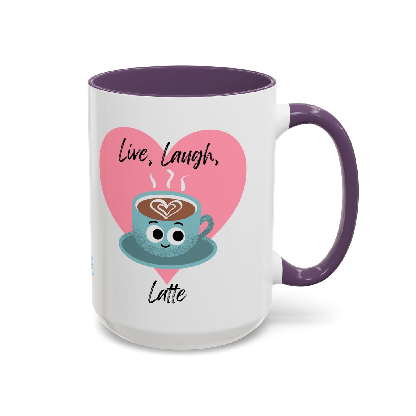 Live Laugh Latte Coffee Mug | Cute Mug, Funny Gift, Hot Beverage Cup, Coffee Lover Gift, Heartwarming Decor