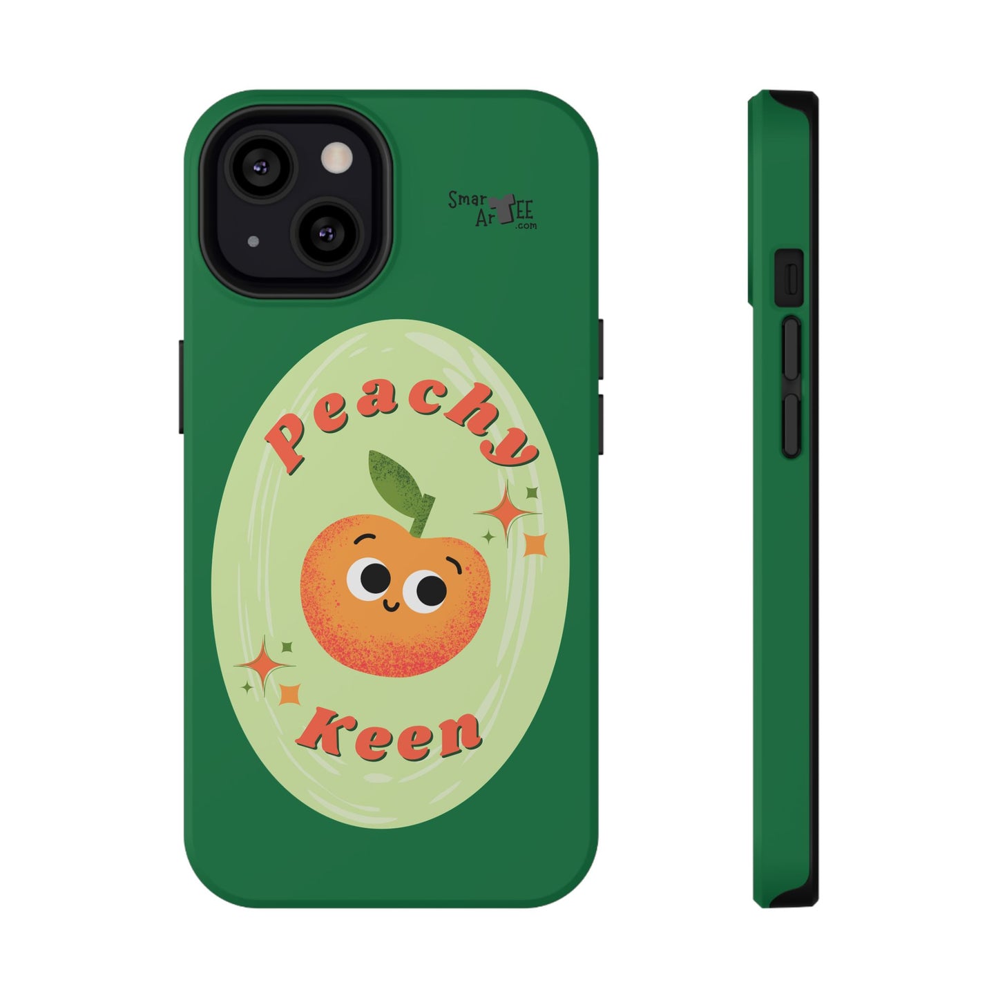 Peachy Keen Phone Case, Cute Impact-Resistant Case, Fun Smartphone Cover, Gift for Fruit Lovers, Customizable Phone Accessory