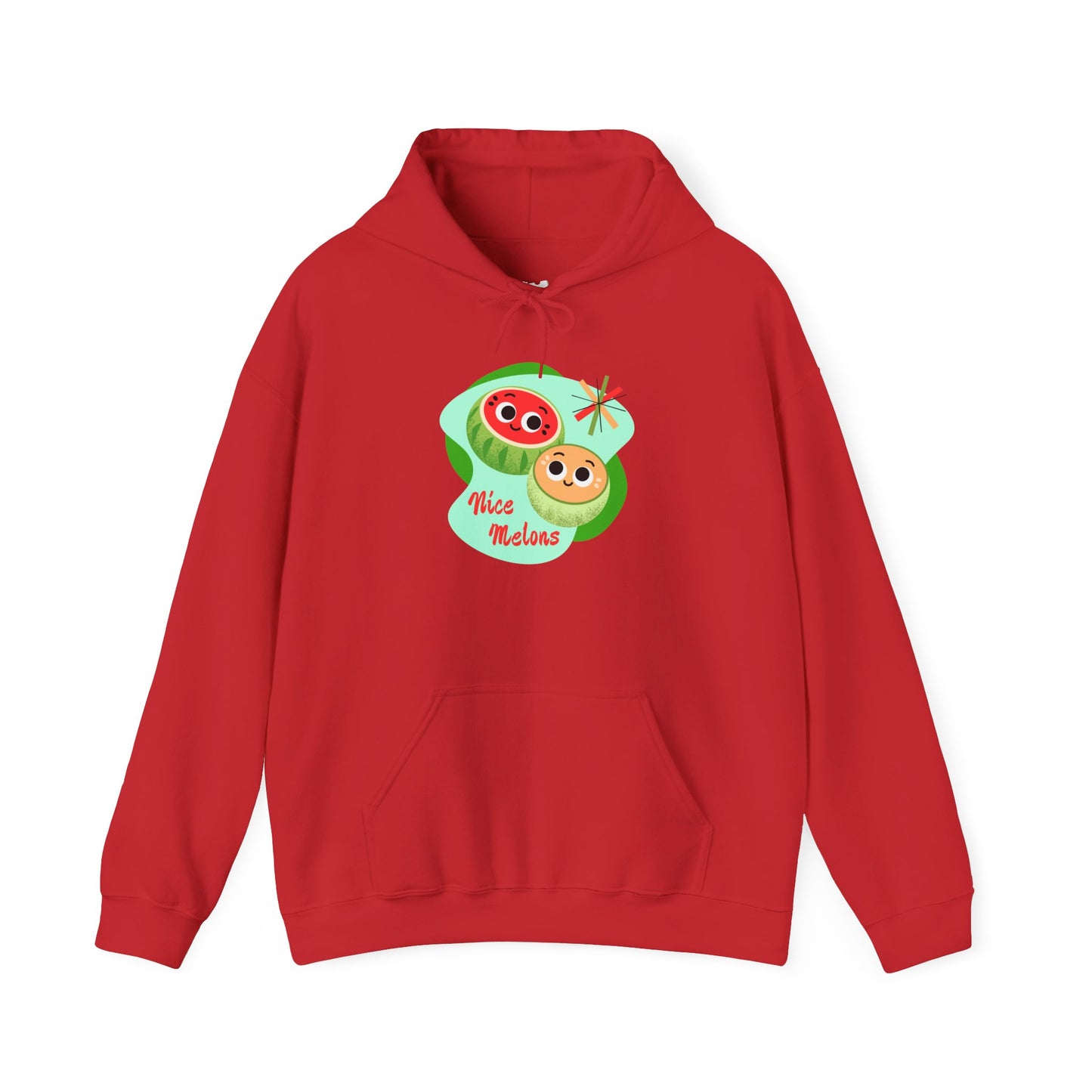 Cute Retro Fruit Hoodie for Friends, Cozy Unisex Pullover, Funny Casual Wear, Gift for Fruit Lovers