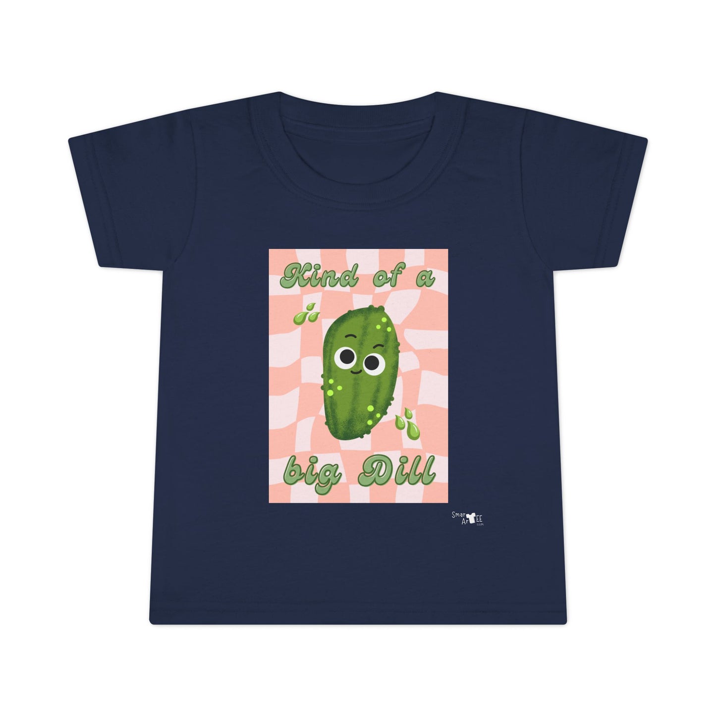 Cute Toddler Shirt, Kind of a Big Dill Tee, Funny Pickle Pun Shirt, Kids Gift, Summer Outfit, Toddler Apparel