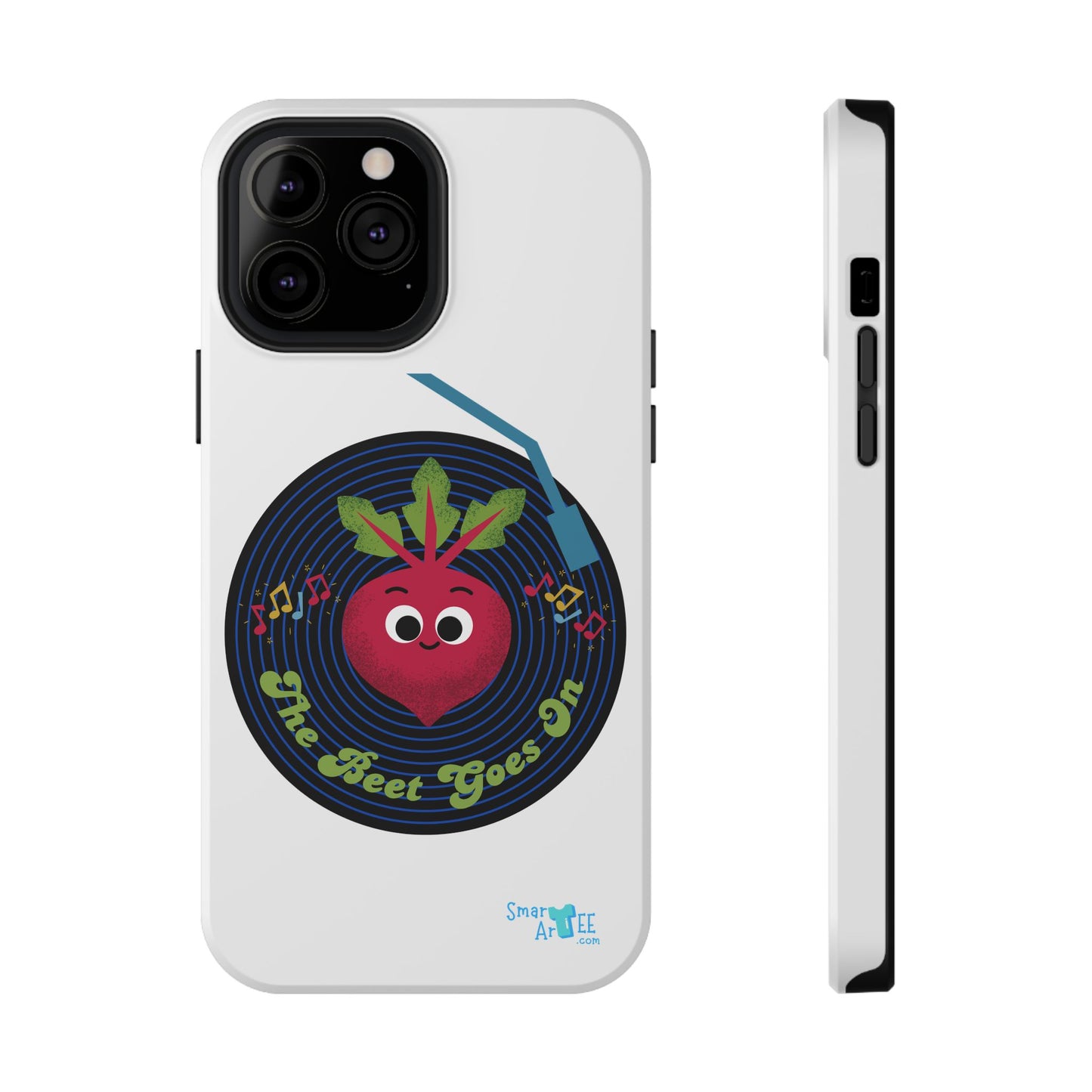 Fun Impact-Resistant Phone Cases - Unique Phone Accessories, Beet Pun Themed, Holiday Present