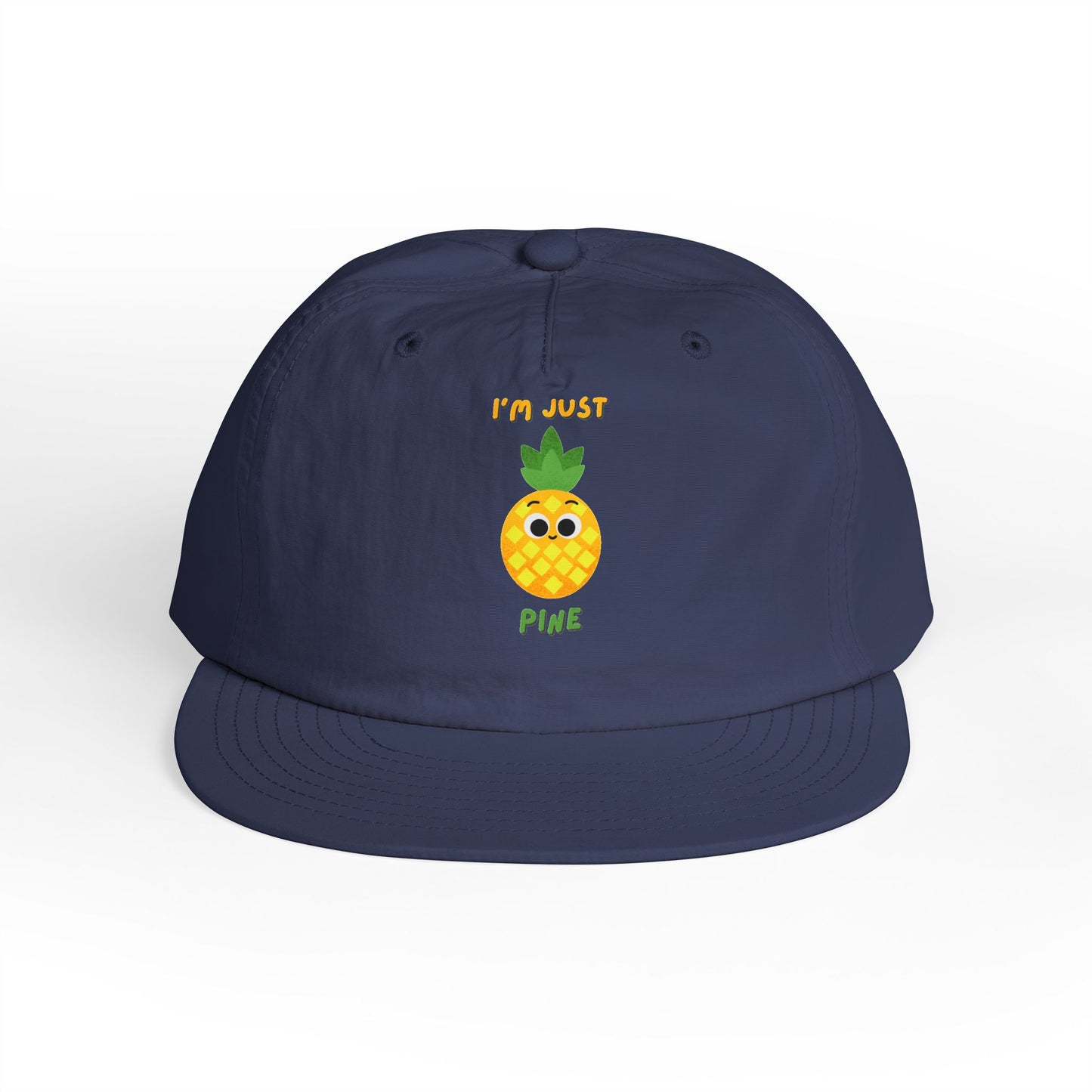 Pineapple Pun Surf Cap - Fun Beachwear, Summer Accessory, Vacation Hat, Gift for Surfers, Casual Style