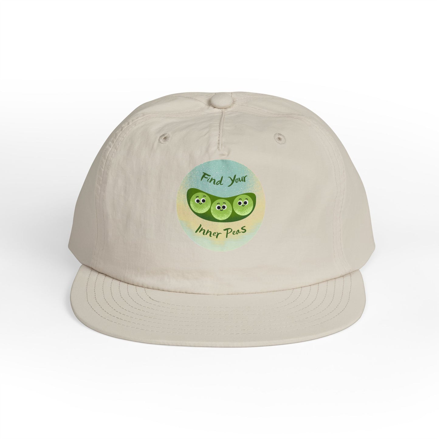 Surf Cap, Find Your Inner Peace Hat, Beachwear Accessories, Summer Cap, Fun Prints, Relaxation Gear, Outdoor Lifestyle