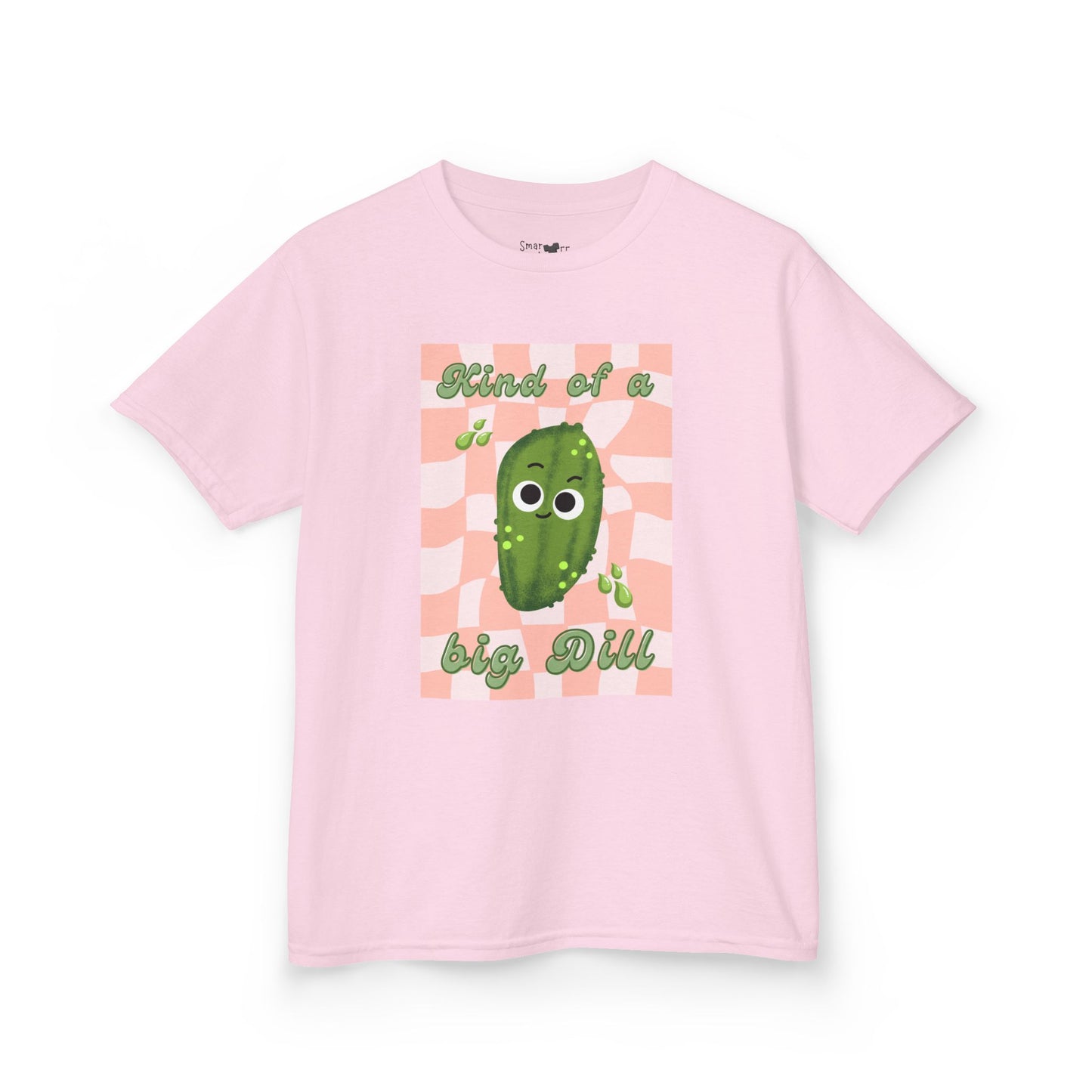 Kids' Funny Cucumber 'Kind of a Big Dill' Humor Shirt, Funny Vegetable Pun, Great Gift Idea