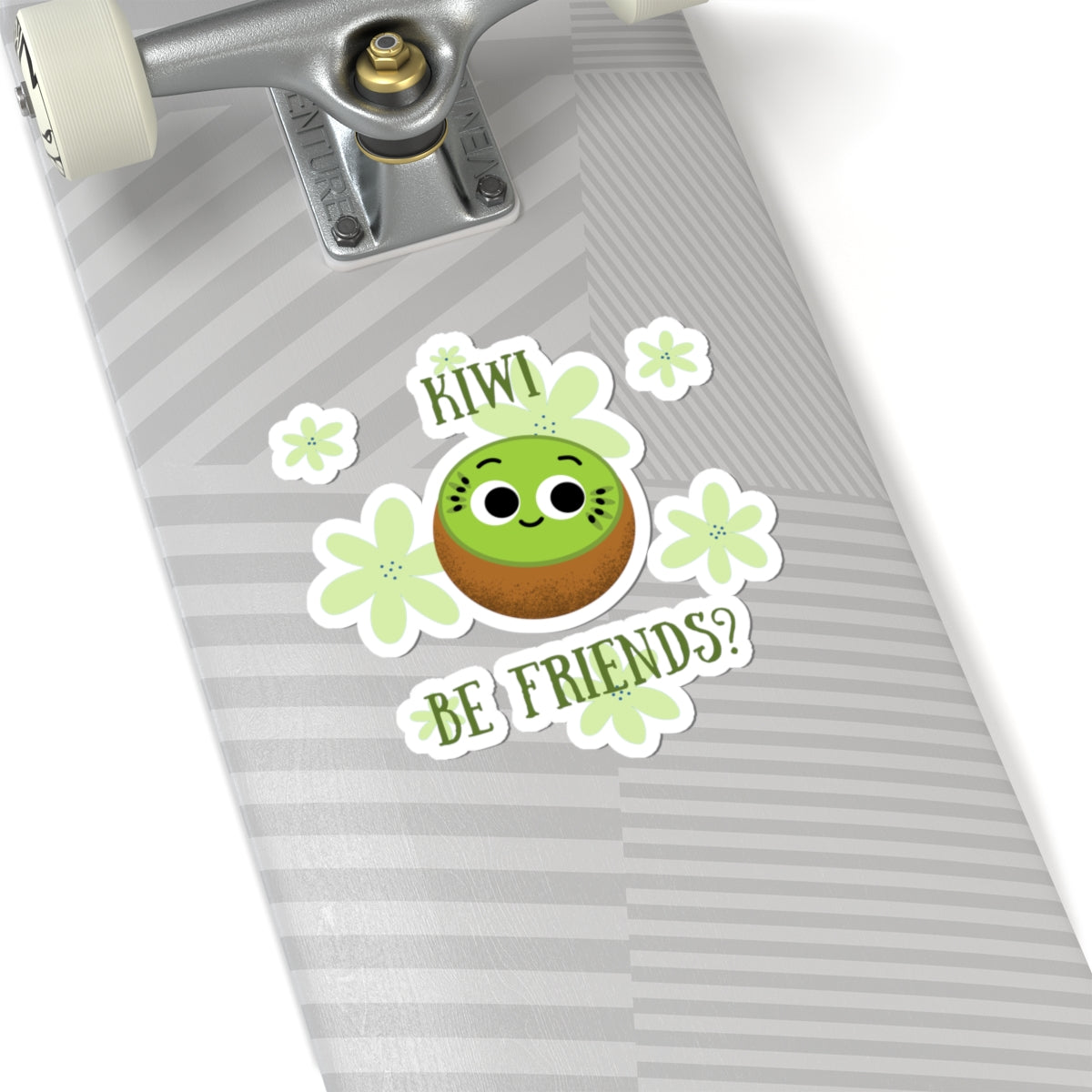 Whimsical Kiwi Friendship Stickers, Fun Fruit Decor, Cute Gift for Friends, Laptop Stickers, Kids Room Decor