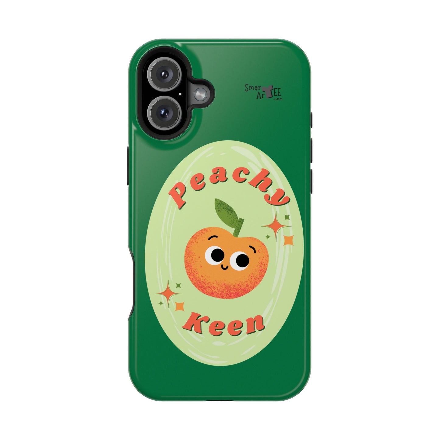 Peachy Keen Phone Case, Cute Impact-Resistant Case, Fun Smartphone Cover, Gift for Fruit Lovers, Customizable Phone Accessory