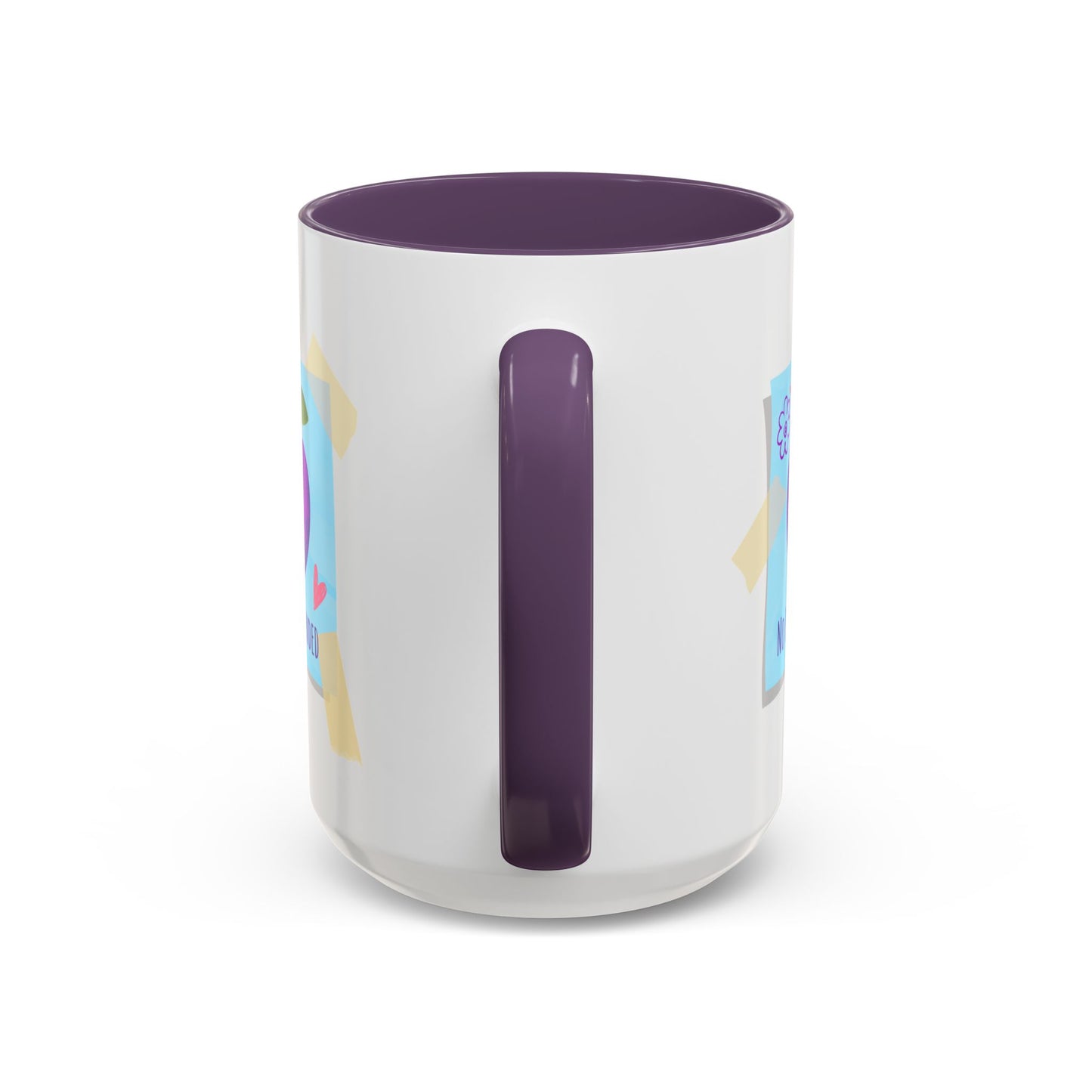 Playful Plum Coffee Mug, Cute Gift for Teachers, Friends, Humor Mug, Fun Kitchen Decor, Unique Cup for Any Occasion