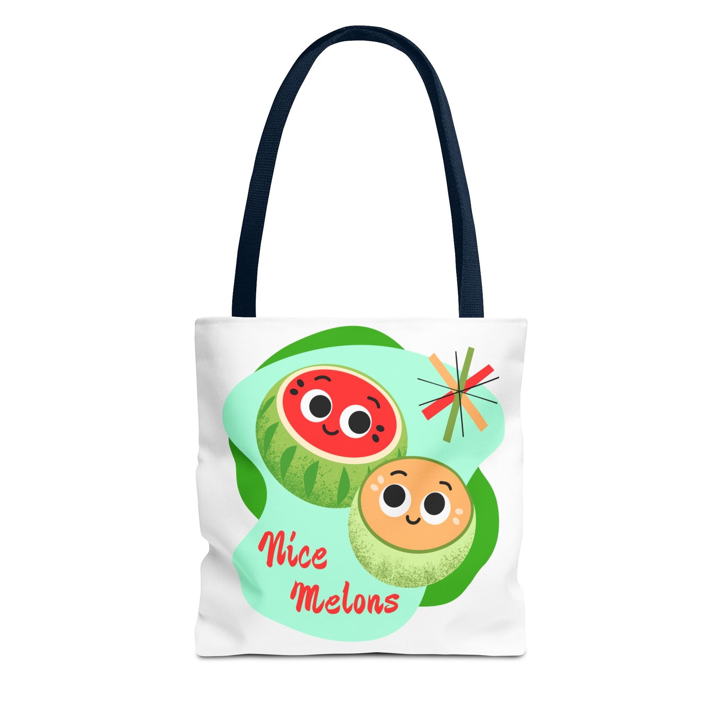 Cute Fruit Tote Bag, Nice Melons Design, Summer Essentials, Grocery Shopping, Beach Day, Gift for Fruit Lovers