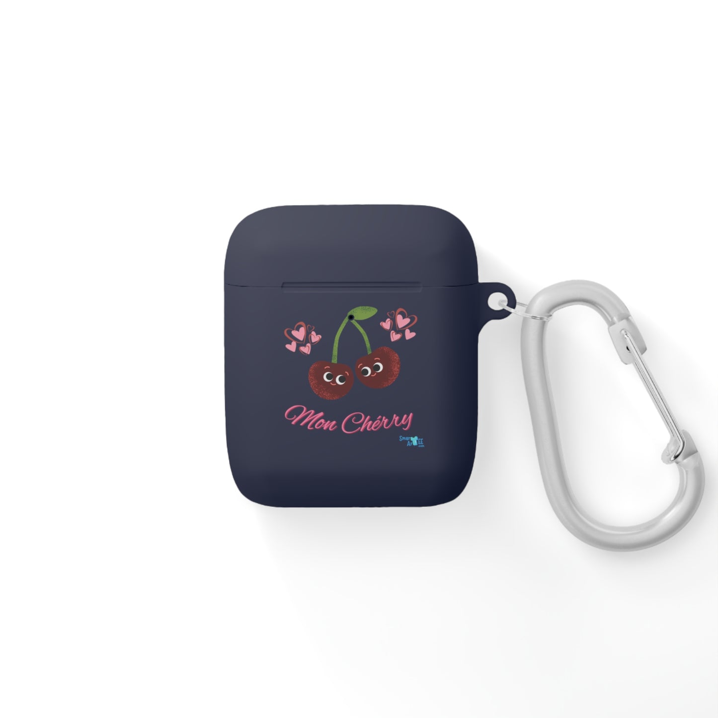 Cute Cherry AirPods Case Cover, Cherry Print Accessory, Gift for Audiophiles, Fun Tech Accessories, Birthday Gift