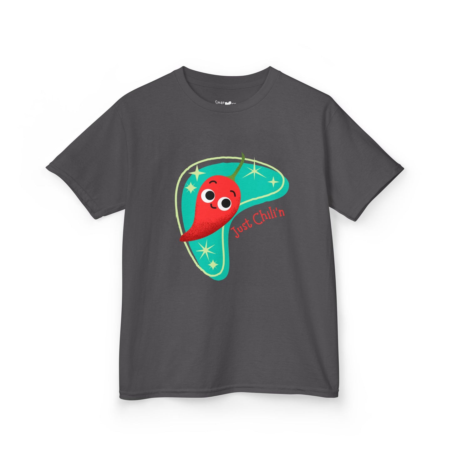 Chill'n Kids Tee - Just Chili'n Pepper Pun Gift for Kids, Summer Outfit, Cute Designer Tee, Everyday Wear, Playtime Shirt