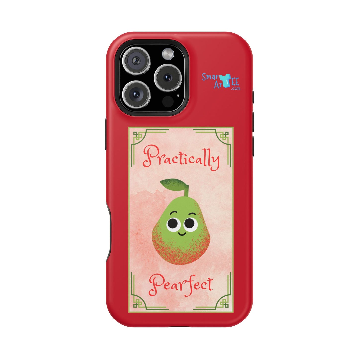 Cute Impact-Resistant Phone Case - Practically Pearfect, Fun Gift for Kids, Durable Phone Cover, Unique Phone Accessory, Youthful Style