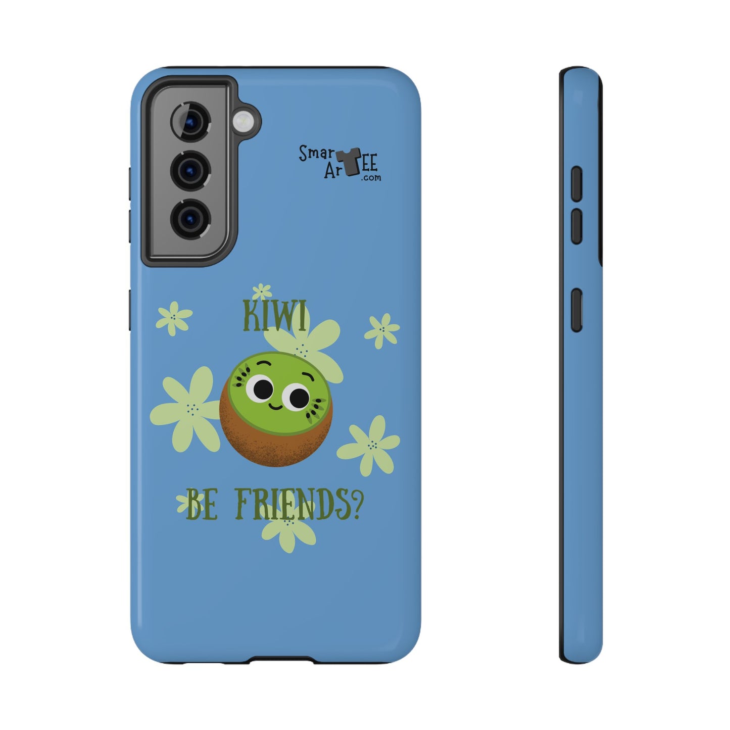 Cute Kiwi Friends Phone Case - Impact-Resistant, Fun Phone Accessory for Kids, Gifts, Summer Vibes, Cute Animal Design