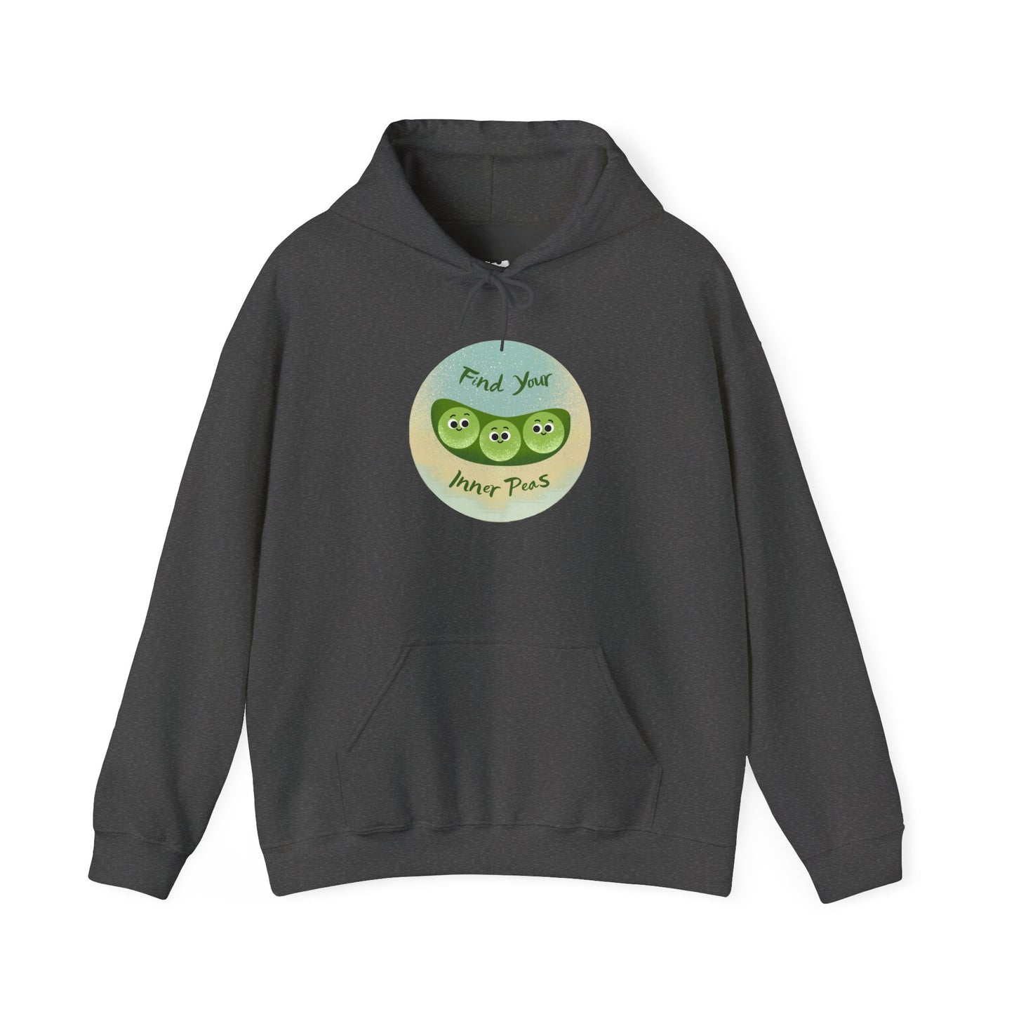 Find Your Inner Peas Hoodie | Comfy Apparel, Gift for Fun Lovers, Casual Wear, Motivational Hoodie