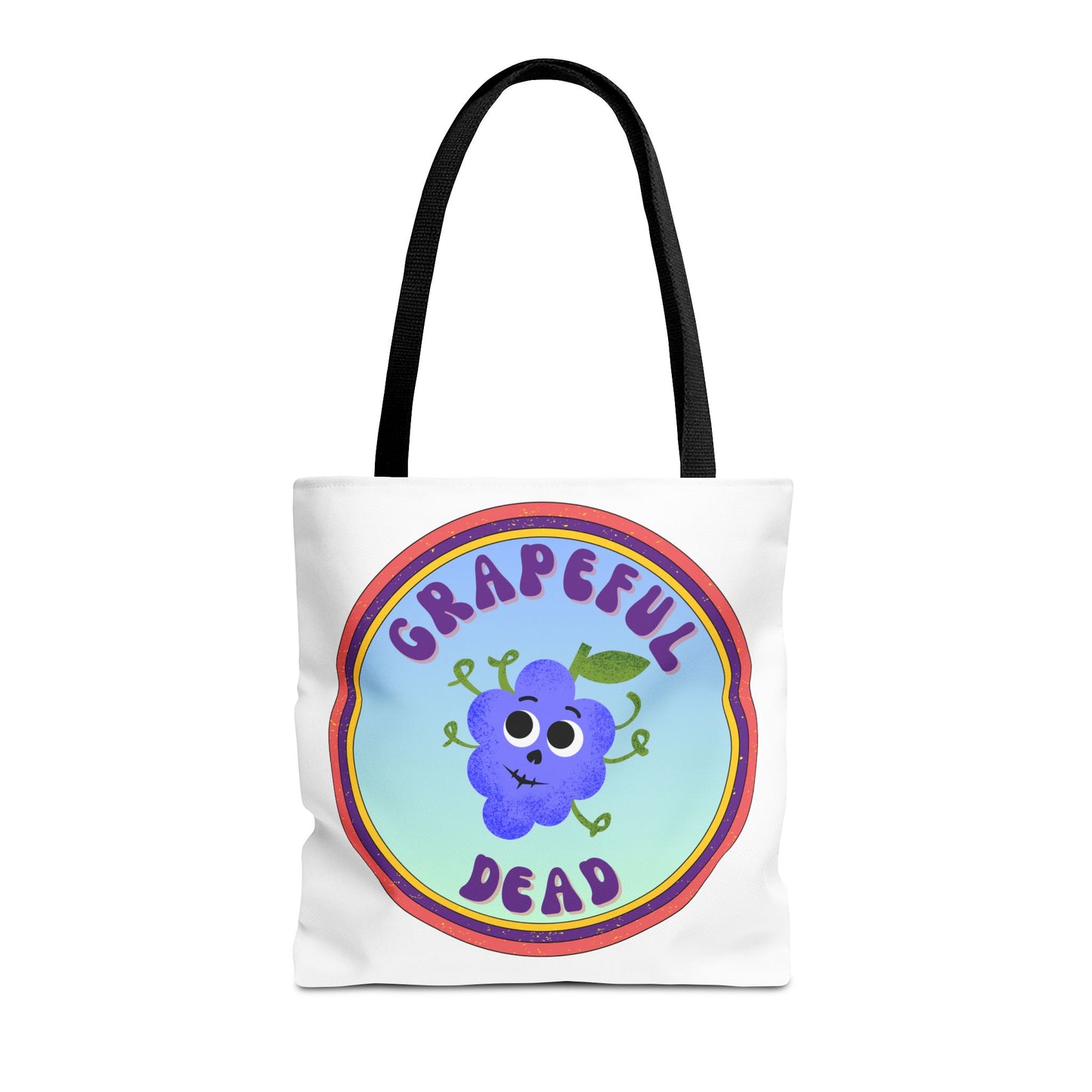 Whimsical Tote Bag with Grapeful Dead Design | Eco-Friendly Shopping Bag, Gift for Music Lovers, Festival Tote, Everyday Carryall