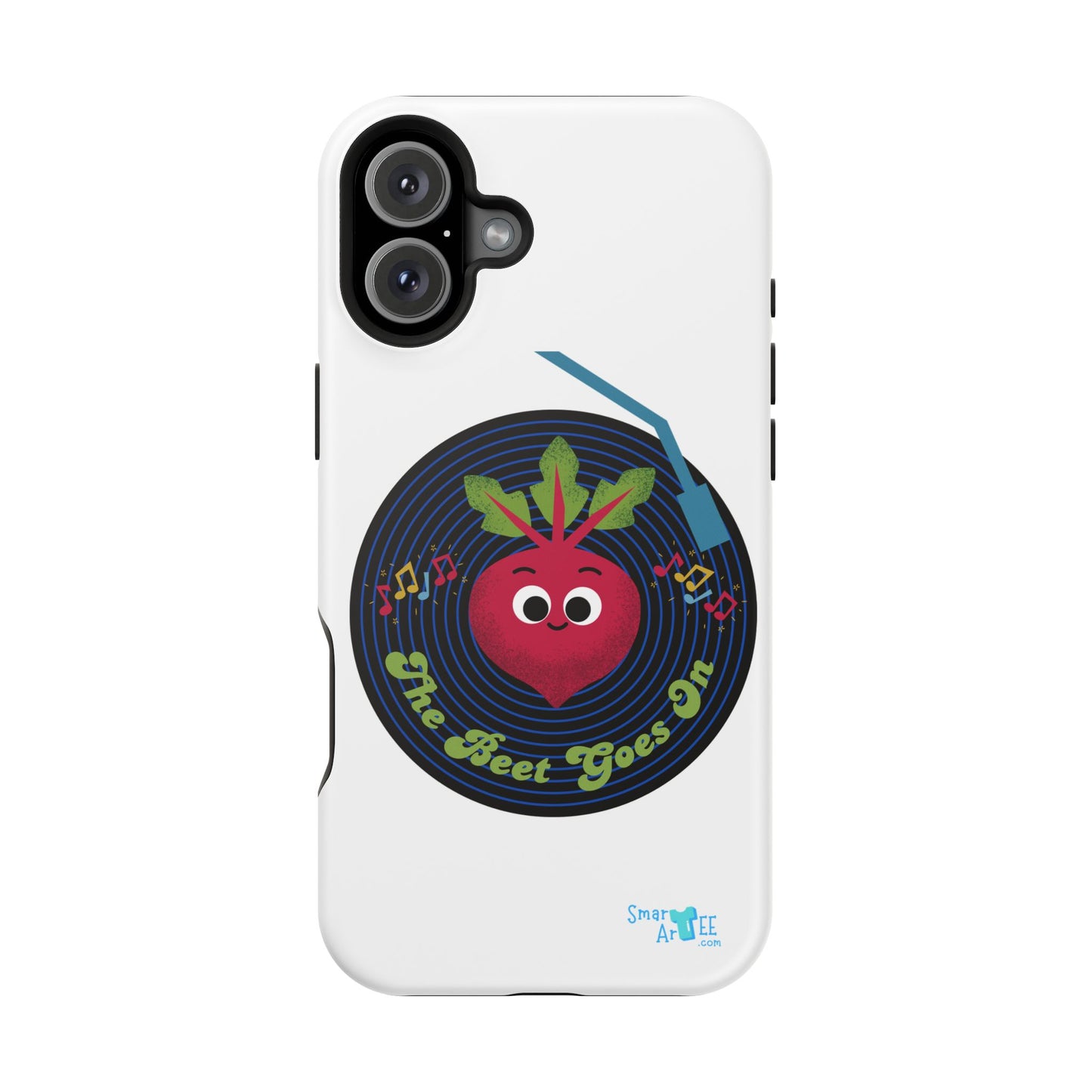 Fun Impact-Resistant Phone Cases - Unique Phone Accessories, Beet Pun Themed, Holiday Present