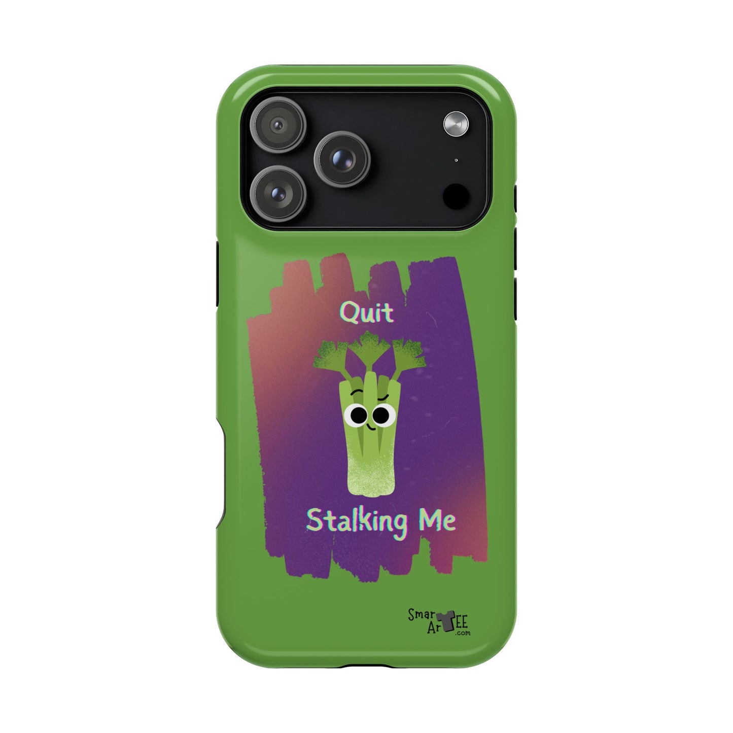 Cute Celery Pun Phone Case, Quirky Impact-Resistant Cell Phone Cover, Gift for Veggie Lovers, Fun Accessories for Friends