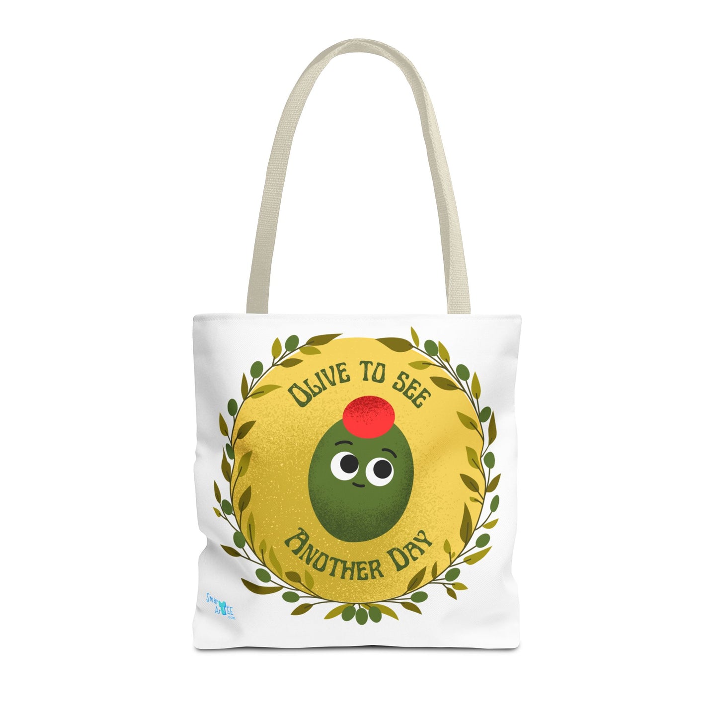 Olive to See Another Day Tote Bag | Fun Eco-Friendly Shopping Bag, Gift for Friends, Cute & Quirky, Everyday Carry, Summer Outing