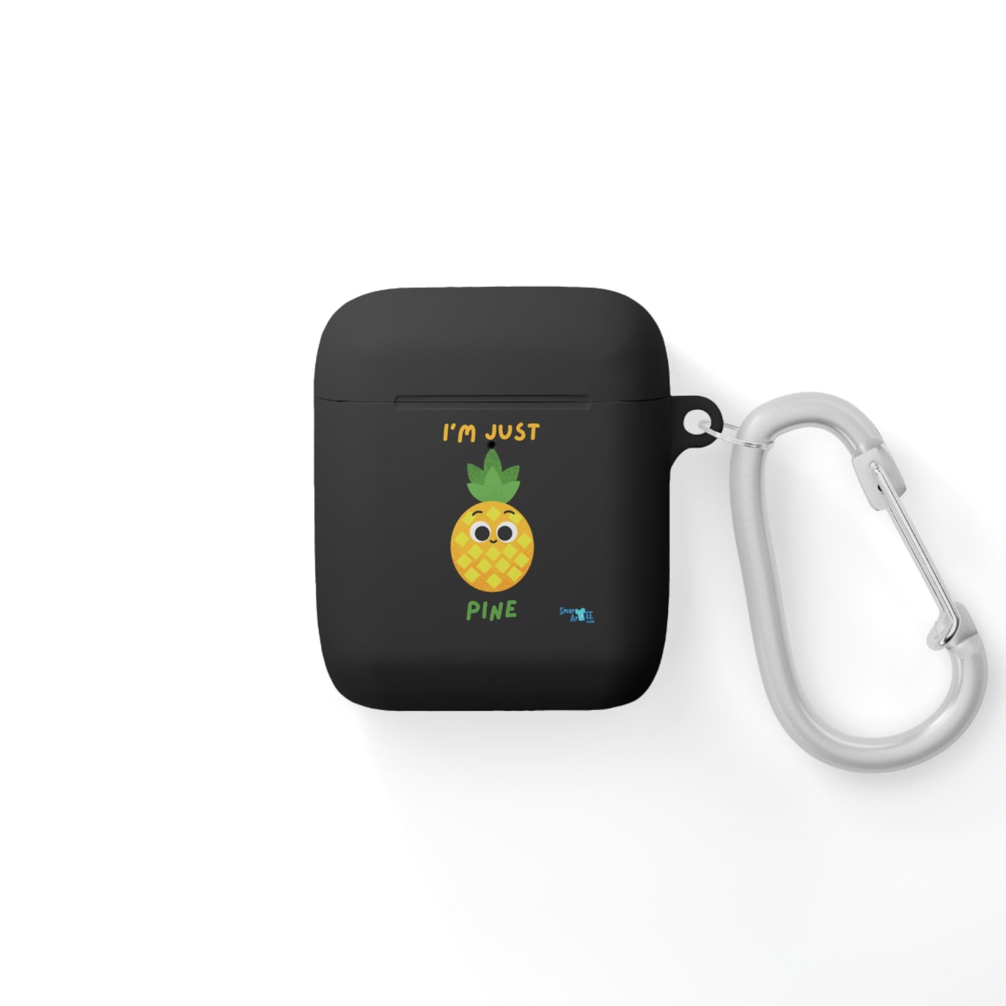 Pineapple AirPods Case Cover | I'm Just Pine | Cute Tech Accessory, Gift for Music Lovers, Fun AirPods Cover, Tropical Vibe