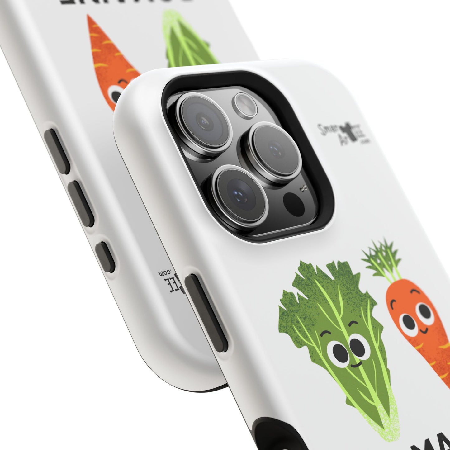 Cute Vegetable Pun Phone Caseca – Romaine Calm and Carrot On, Fun Gift, Kitchen Decor, Quirky, Culinary Passion