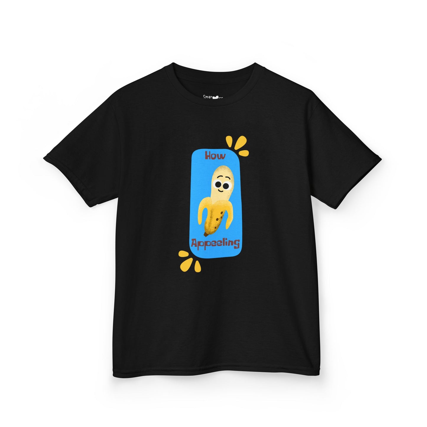 Kids Funny Graphic Tee with 'How Appeeling' Banana Pun Design | Playful Shirt for Children | Gift for Birthdays