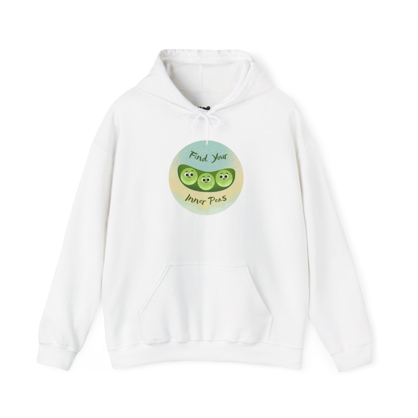 Find Your Inner Peas Hoodie | Comfy Apparel, Gift for Fun Lovers, Casual Wear, Motivational Hoodie