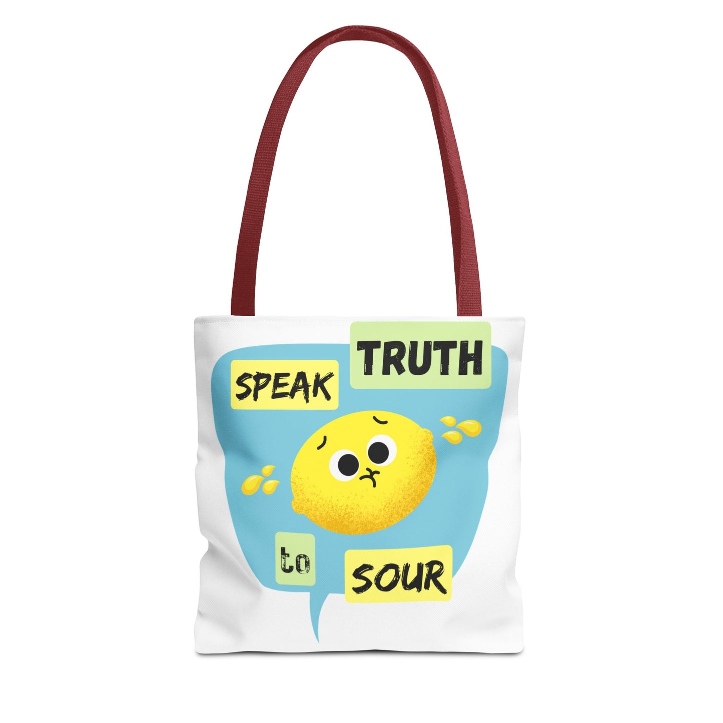 Cheerful Tote Bag with Motivational Quote, Perfect Gift for Friends, Essential Everyday Bag, Inspirational Gift, Fun Shopping Bag