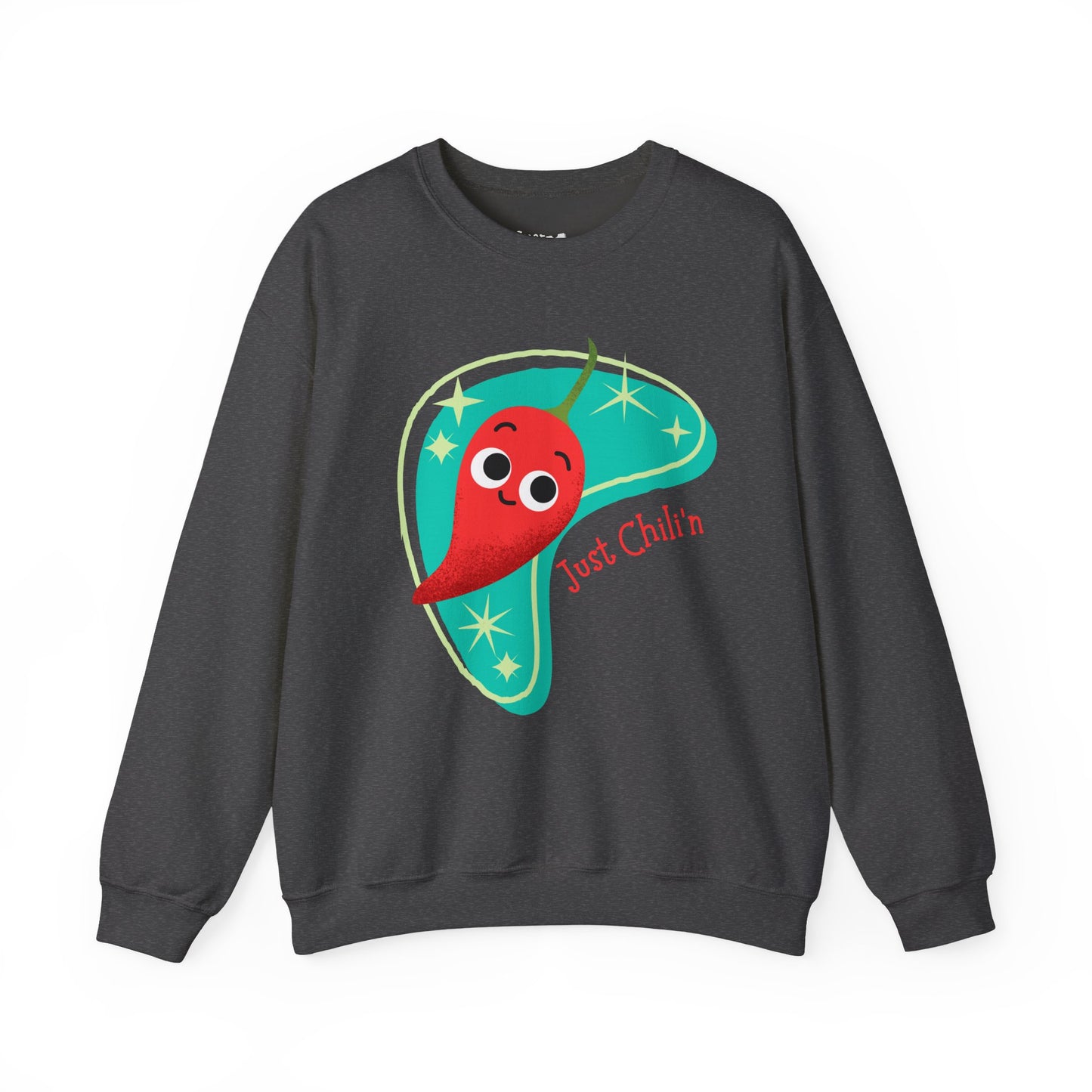 Chili'n Pun Sweatshirt, Cozy Vegetable Pun Sweatshirt, Great Gift Idea, Relaxing Days