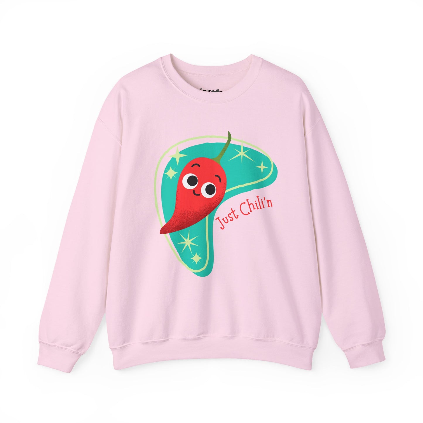 Chili'n Pun Sweatshirt, Cozy Vegetable Pun Sweatshirt, Great Gift Idea, Relaxing Days