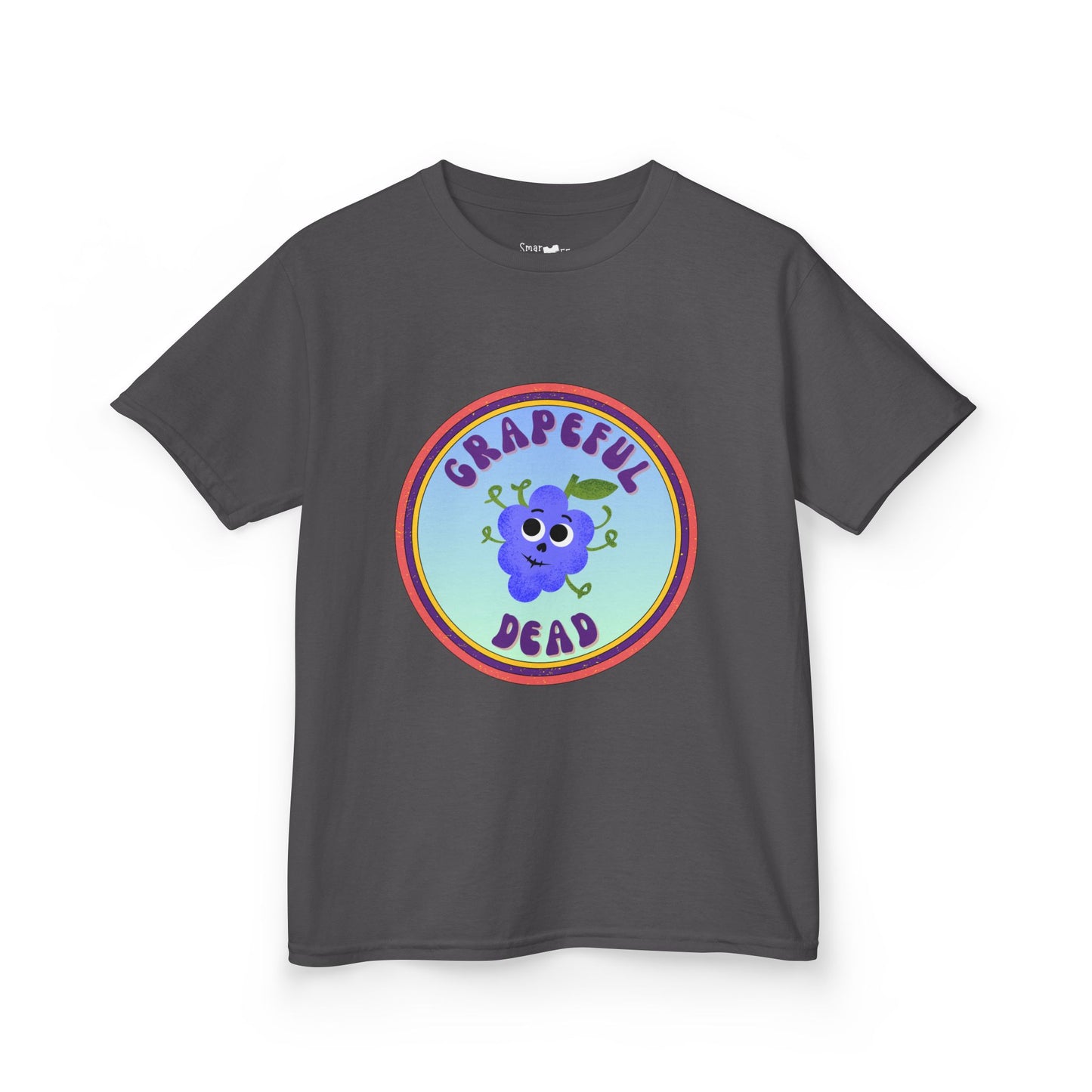 Vibrant Kids Tee with Grapeful Dead Design, Fun Casual Wear for Festivals, Birthdays, or Everyday Adventures