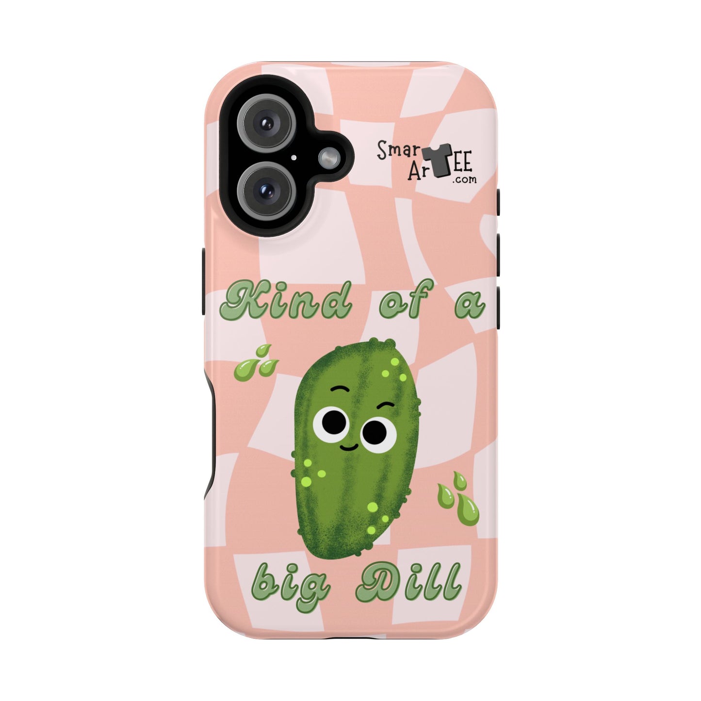 Cute Cucumber Phone Case, Funny Phone Case, Gift for Vegetable Lovers, Quirky Mobile Accessories, Summer Vibes, Kind of a Big Dill