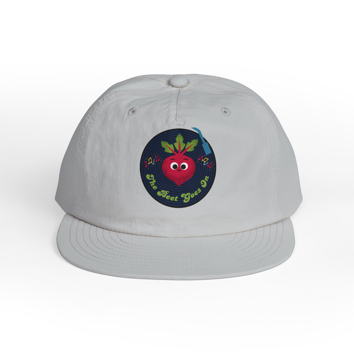 Surf Cap with Fun The Beet Goes On Pun Design, Cool Beach Hat, Perfect for Surfing, Gifts for Beach Lovers, Summer Accessories