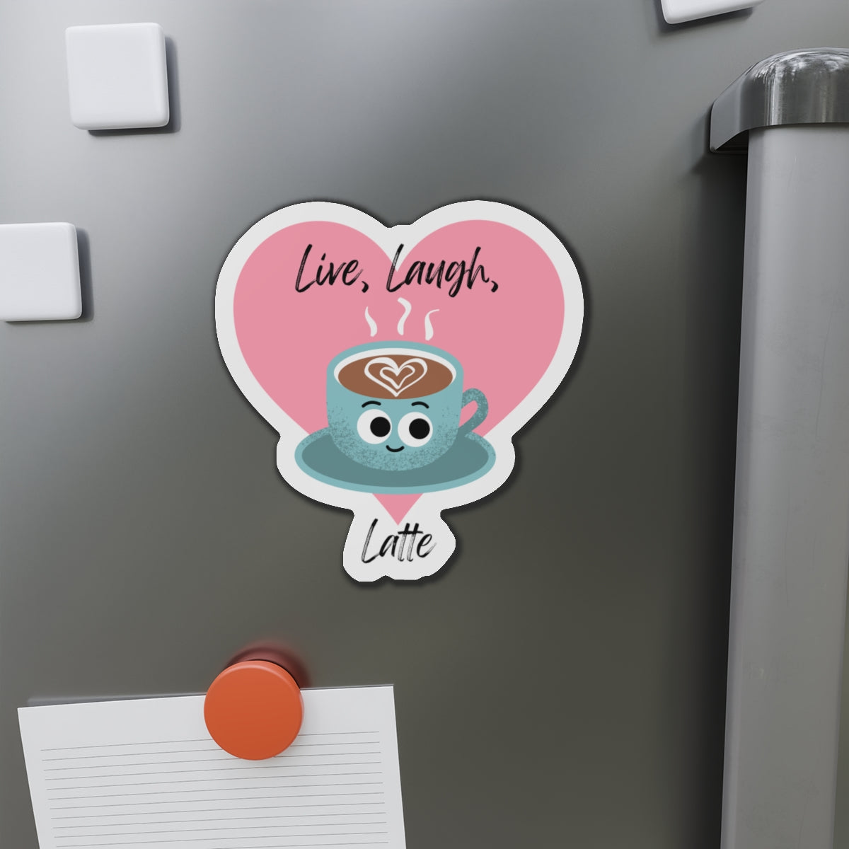 Cute Coffee Theme Die-Cut Magnets - Perfect for Home Decor, Gifts, Kitchen Refrigerator Magnet, Office, Birthday, Coffee Lovers